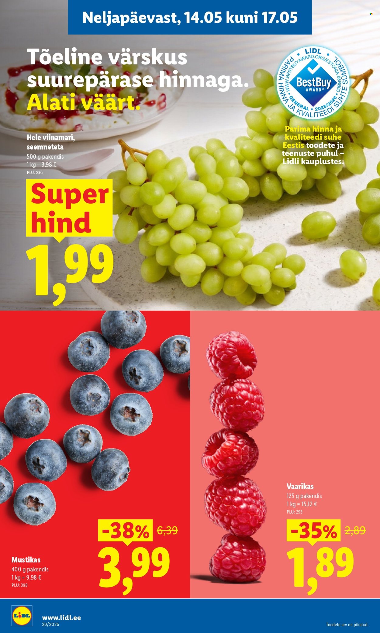 lidl - Lidl kliendileht - Kliendileht (11.05 - 17.05.2026) - page: 44