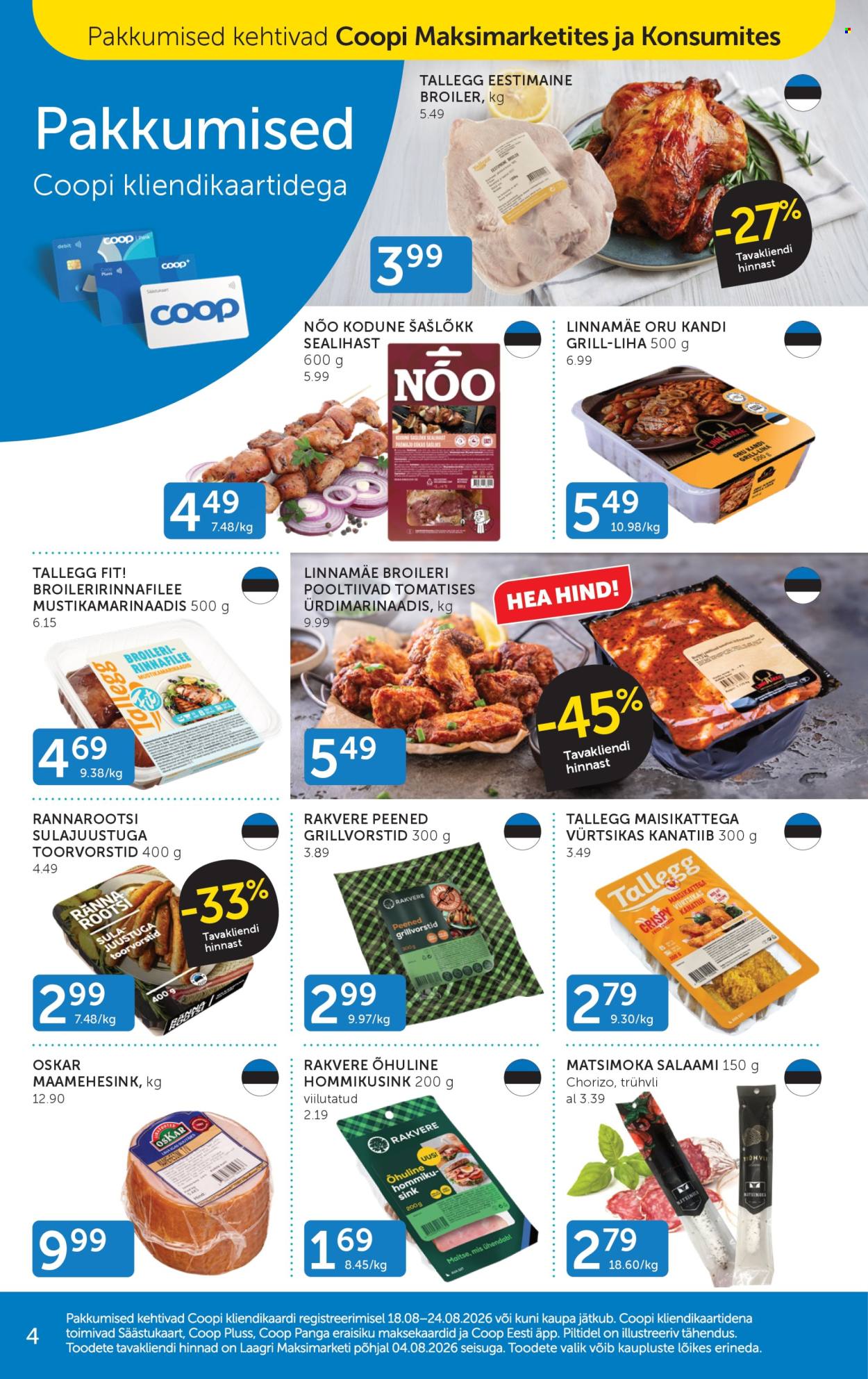 coop - Coop kliendileht (18.08 - 24.08.2026) - page: 4