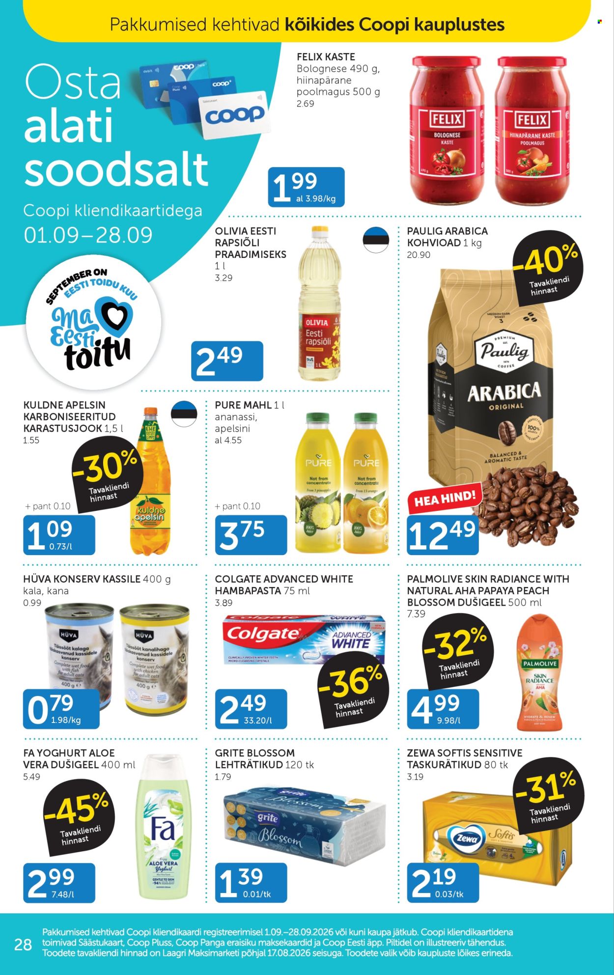 coop - Coop kliendileht (8.09 - 14.09.2026) - page: 28