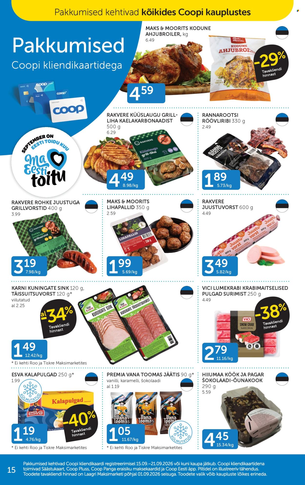 coop - Coop kliendileht (15.09 - 21.09.2026) - page: 15