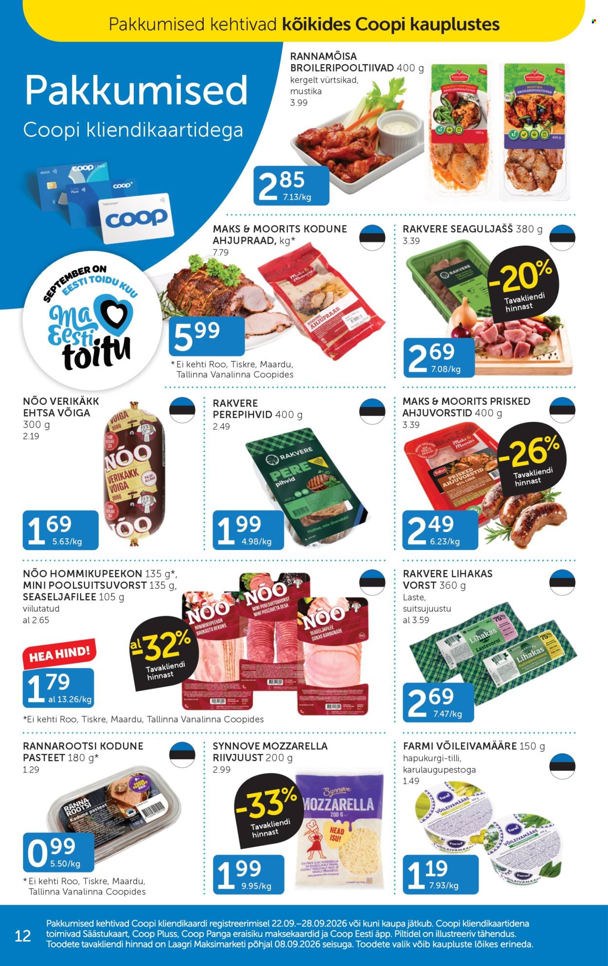 coop - Coop kliendileht (22.09 - 28.09.2026) - page: 12