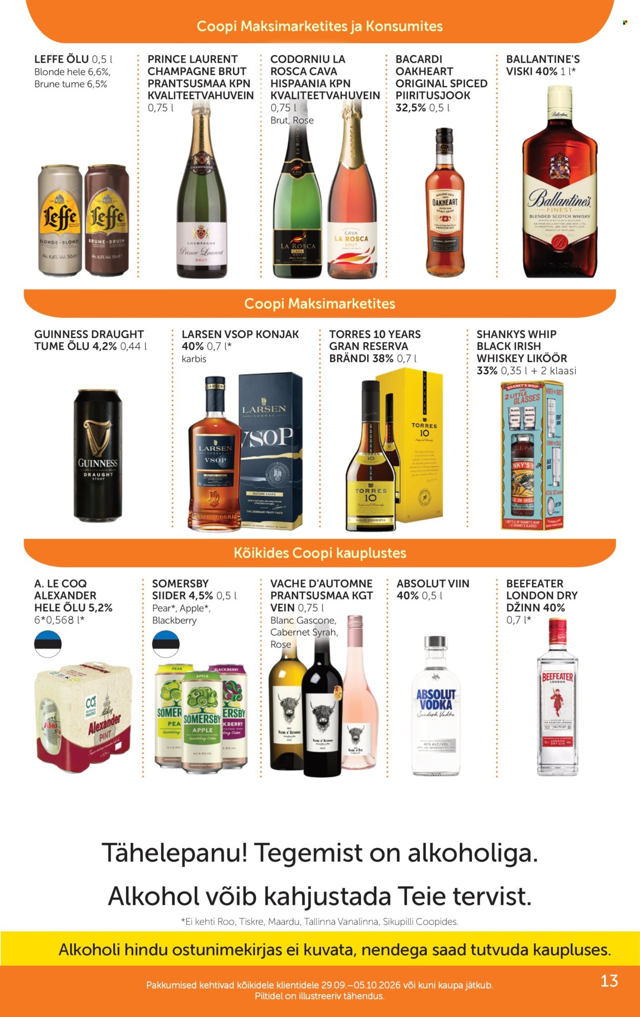 coop - Coop kliendileht (29.09 - 5.10.2026) - page: 13