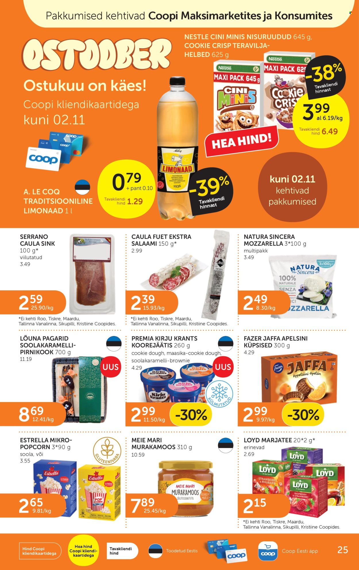 coop - Coop kliendileht (20.10 - 26.10.2026) - page: 25