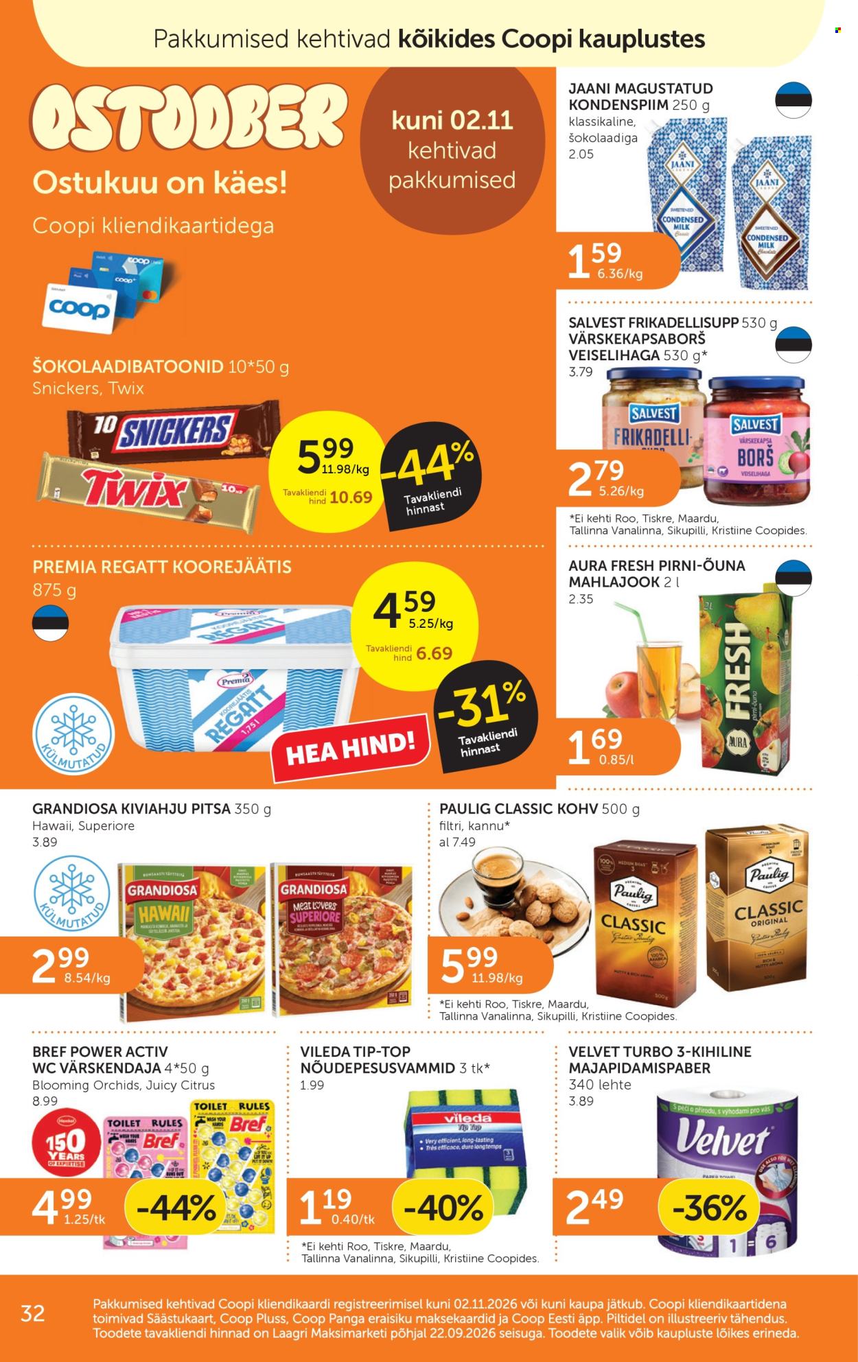 coop - Coop kliendileht (20.10 - 26.10.2026) - page: 32
