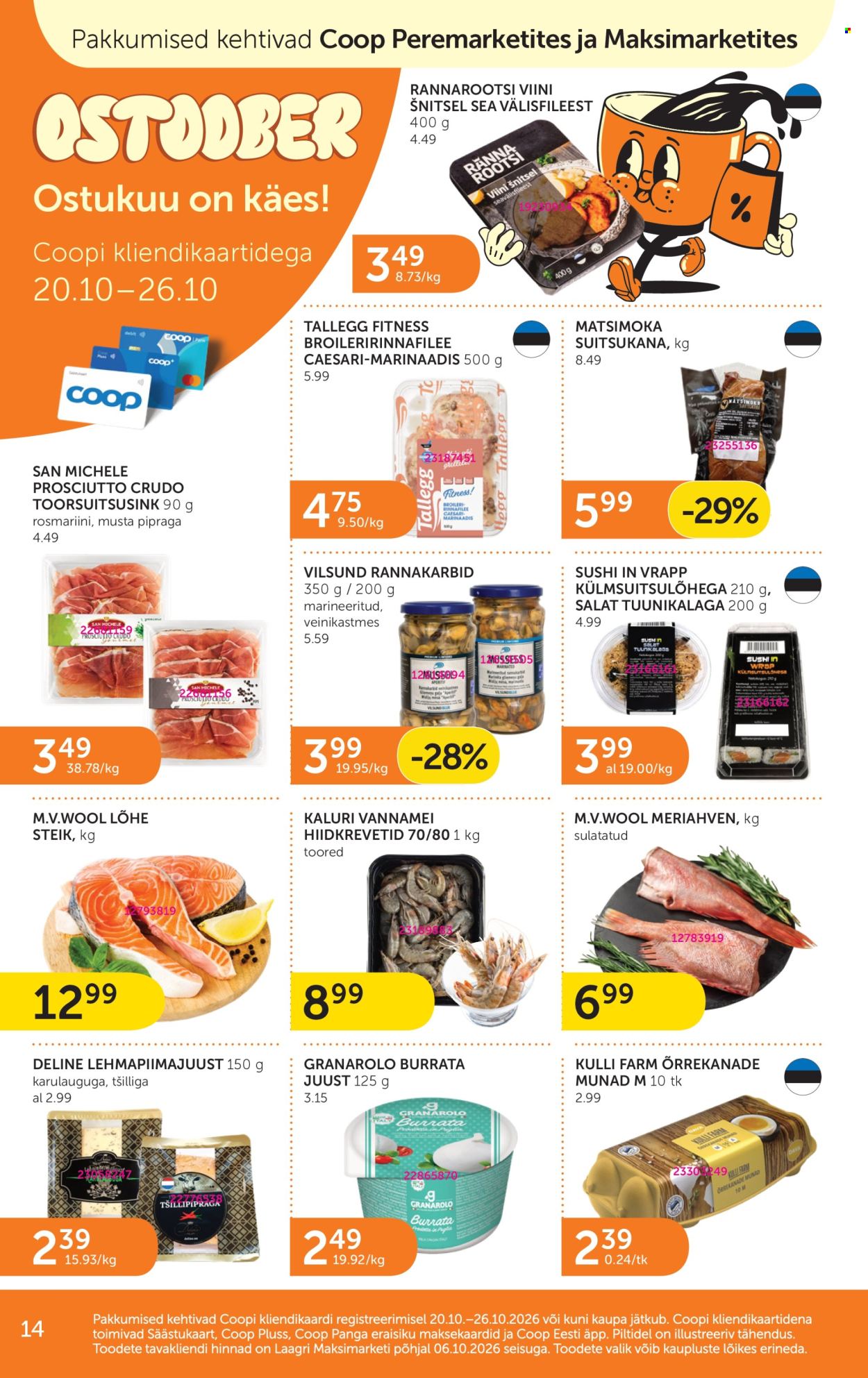 coop - Coop kliendileht (20.10 - 26.10.2026) - page: 14