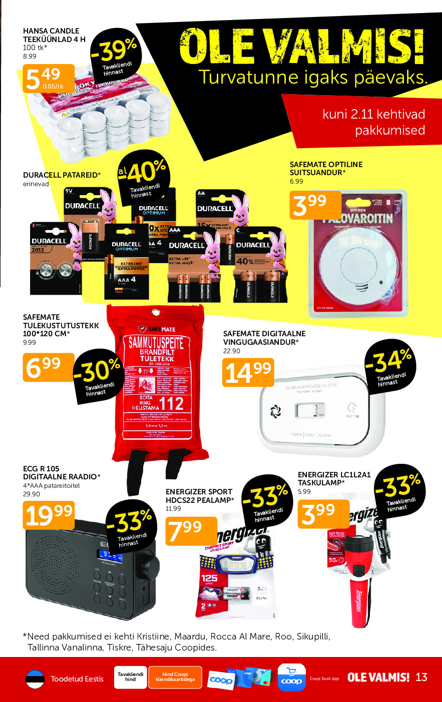 coop - Coop Eesti kliendileht (2026-10-20 - 2026-10-26) - page: 13