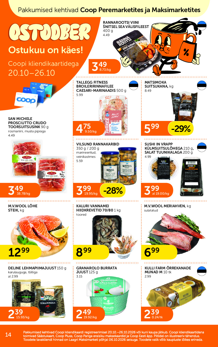 coop - Coop Eesti kliendileht (2026-10-20 - 2026-10-26) - page: 14