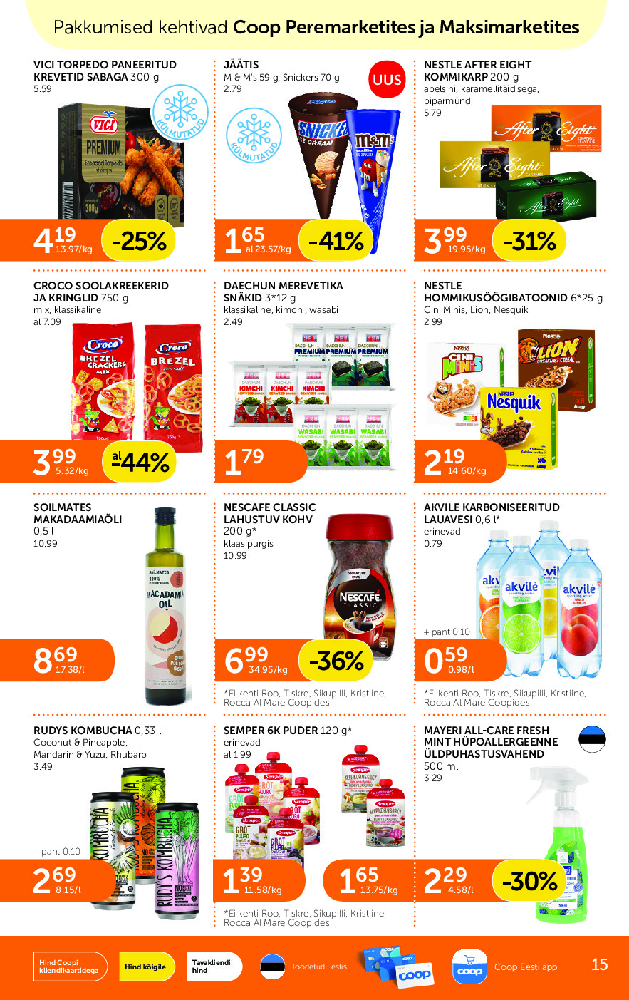 coop - Coop Eesti kliendileht (2026-10-20 - 2026-10-26) - page: 15