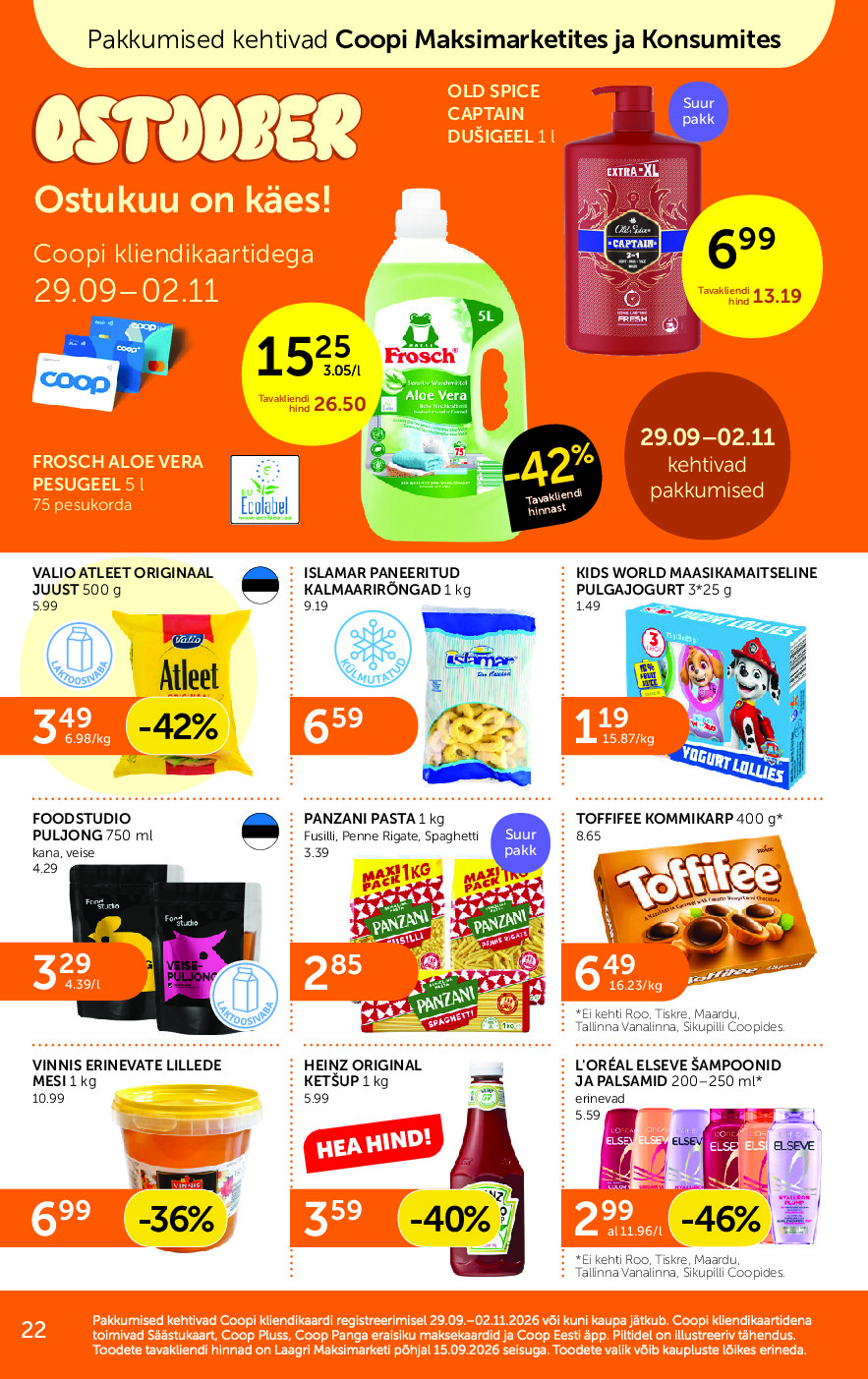 coop - Coop Eesti kliendileht (2026-10-20 - 2026-10-26) - page: 22
