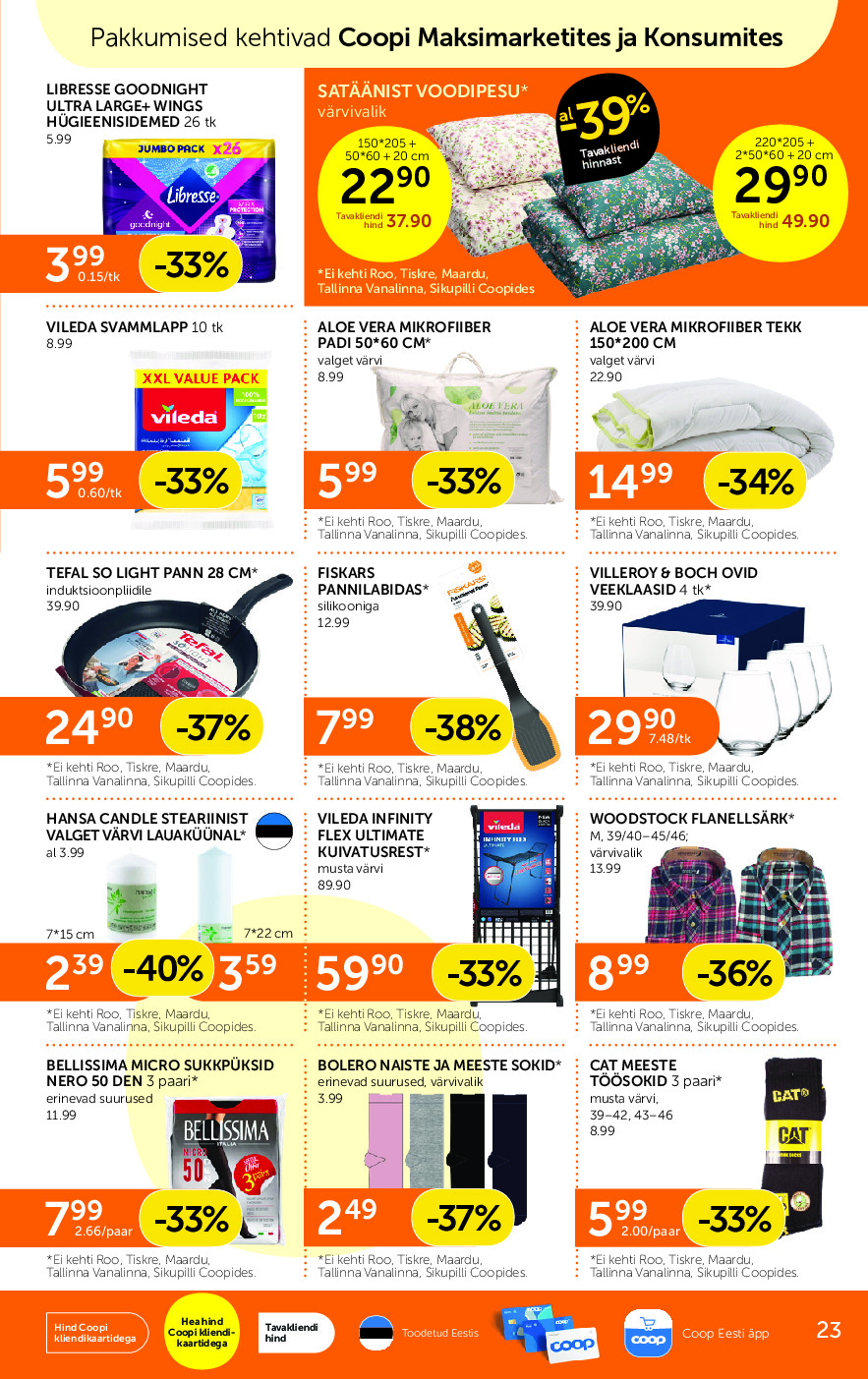 coop - Coop Eesti kliendileht (2026-10-20 - 2026-10-26) - page: 23