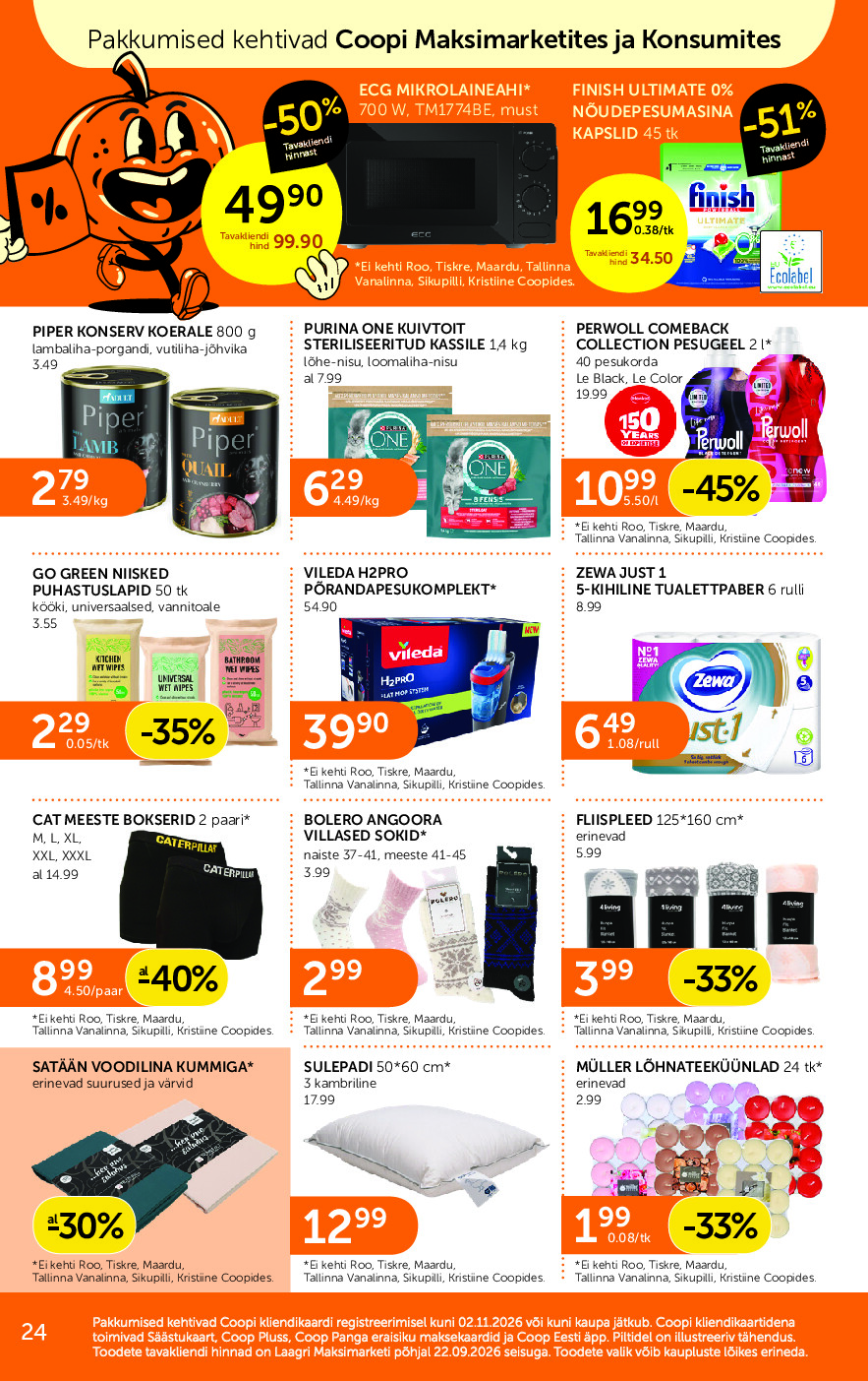 coop - Coop Eesti kliendileht (2026-10-20 - 2026-10-26) - page: 24