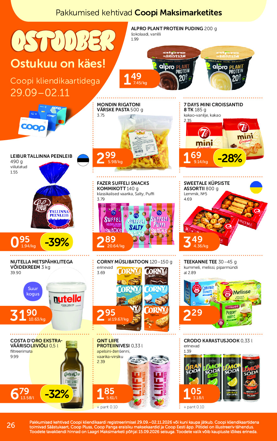 coop - Coop Eesti kliendileht (2026-10-20 - 2026-10-26) - page: 26