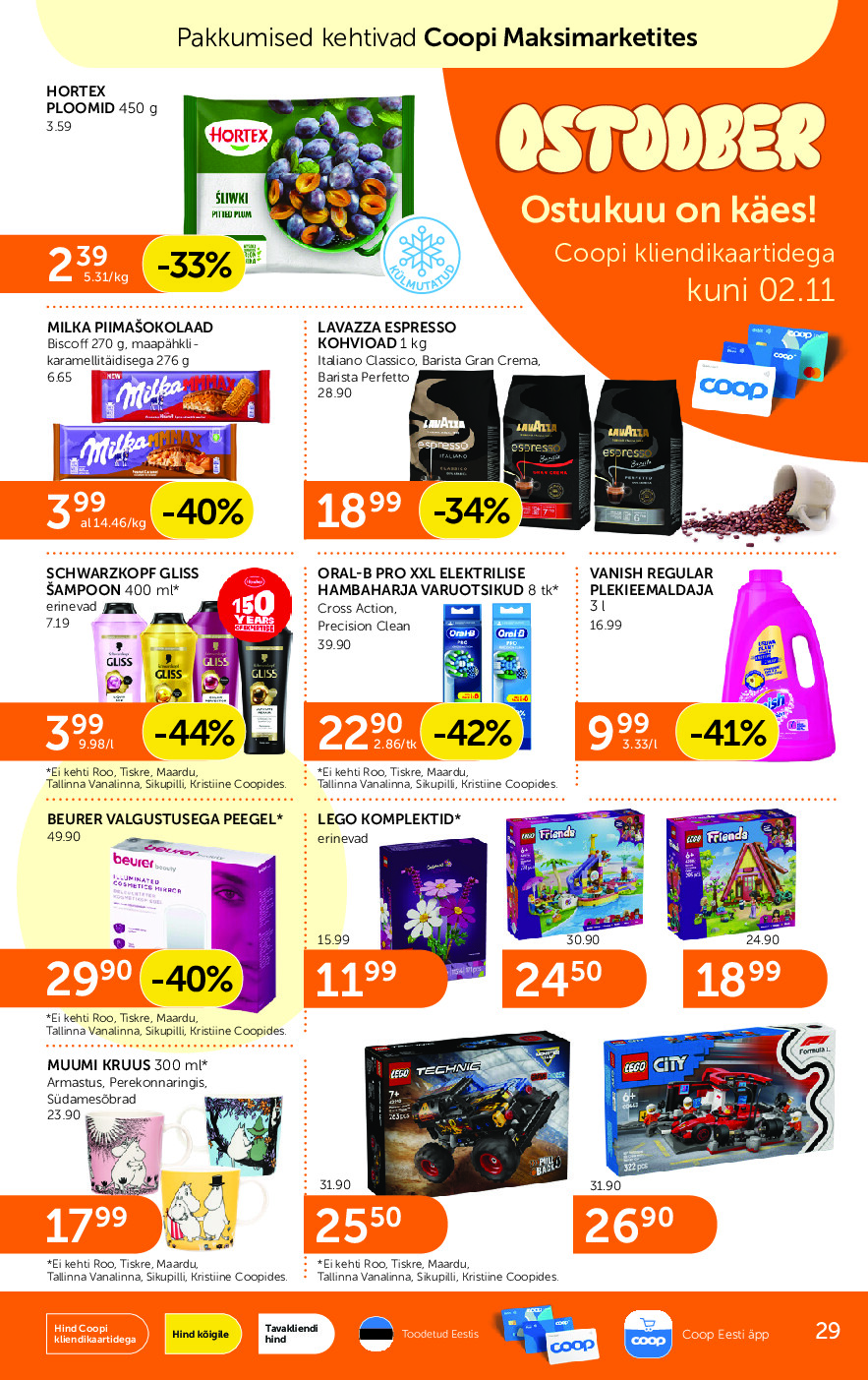 coop - Coop Eesti kliendileht (2026-10-20 - 2026-10-26) - page: 29