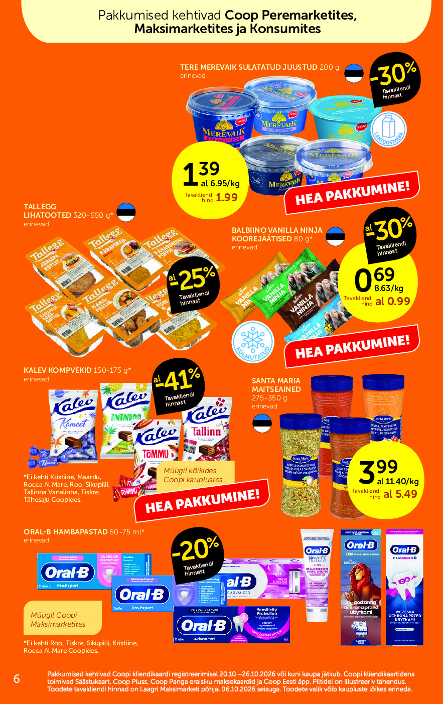 coop - Coop Eesti kliendileht (2026-10-20 - 2026-10-26) - page: 6