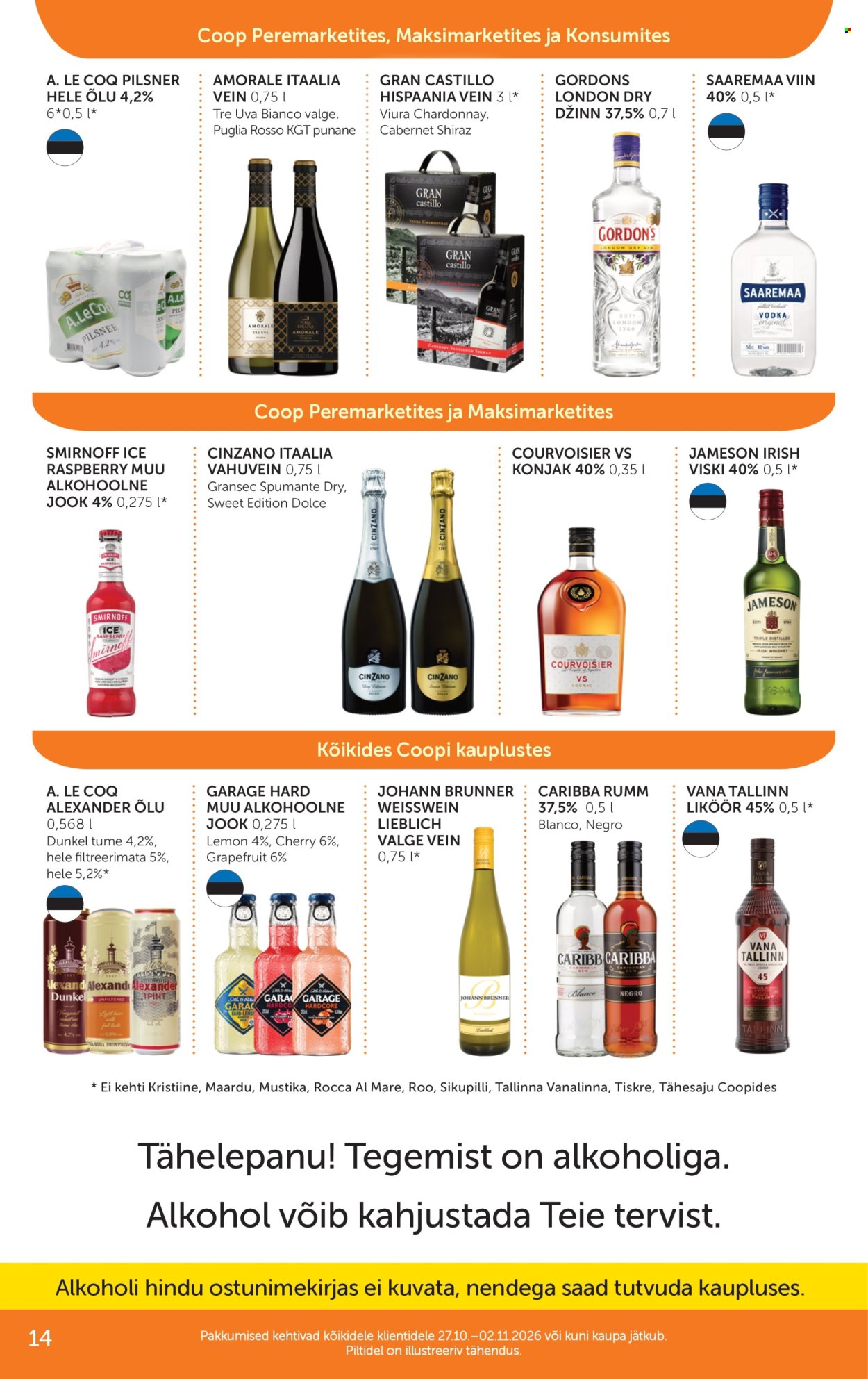 coop - Coop kliendileht (27.10 - 2.11.2026) - page: 14