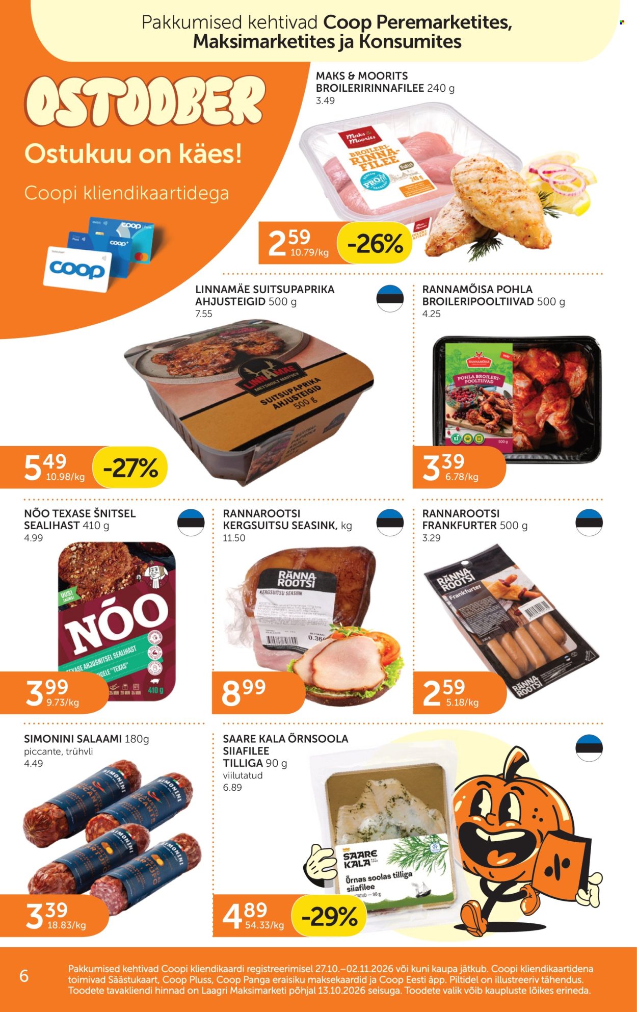 coop - Coop kliendileht (27.10 - 2.11.2026) - page: 6