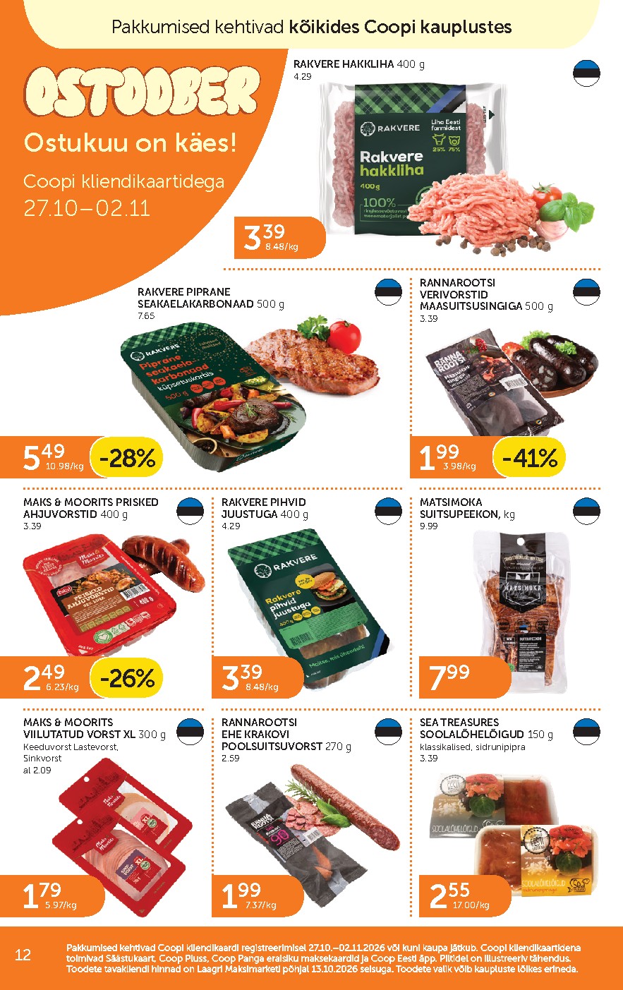 coop - Coop Eesti kliendileht (2026-10-27 - 2026-11-02) - page: 12