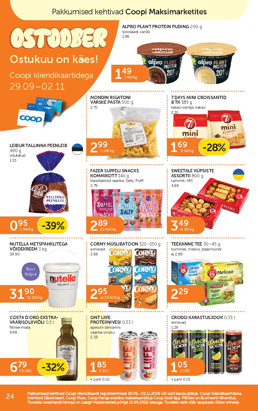 coop - Coop Eesti kliendileht (2026-10-27 - 2026-11-02) - page: 24