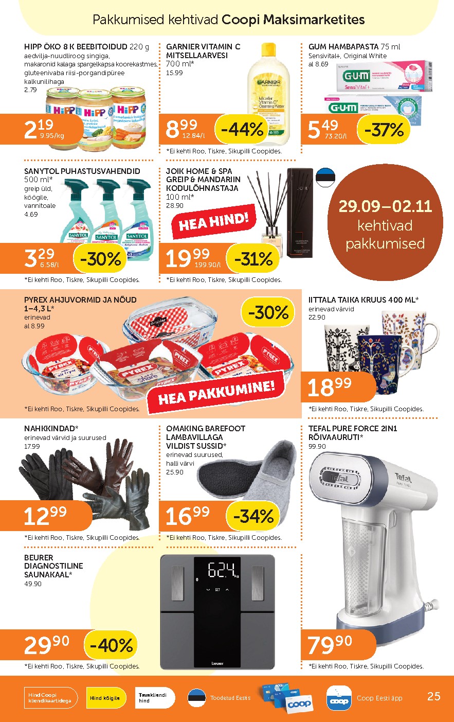 coop - Coop Eesti kliendileht (2026-10-27 - 2026-11-02) - page: 25