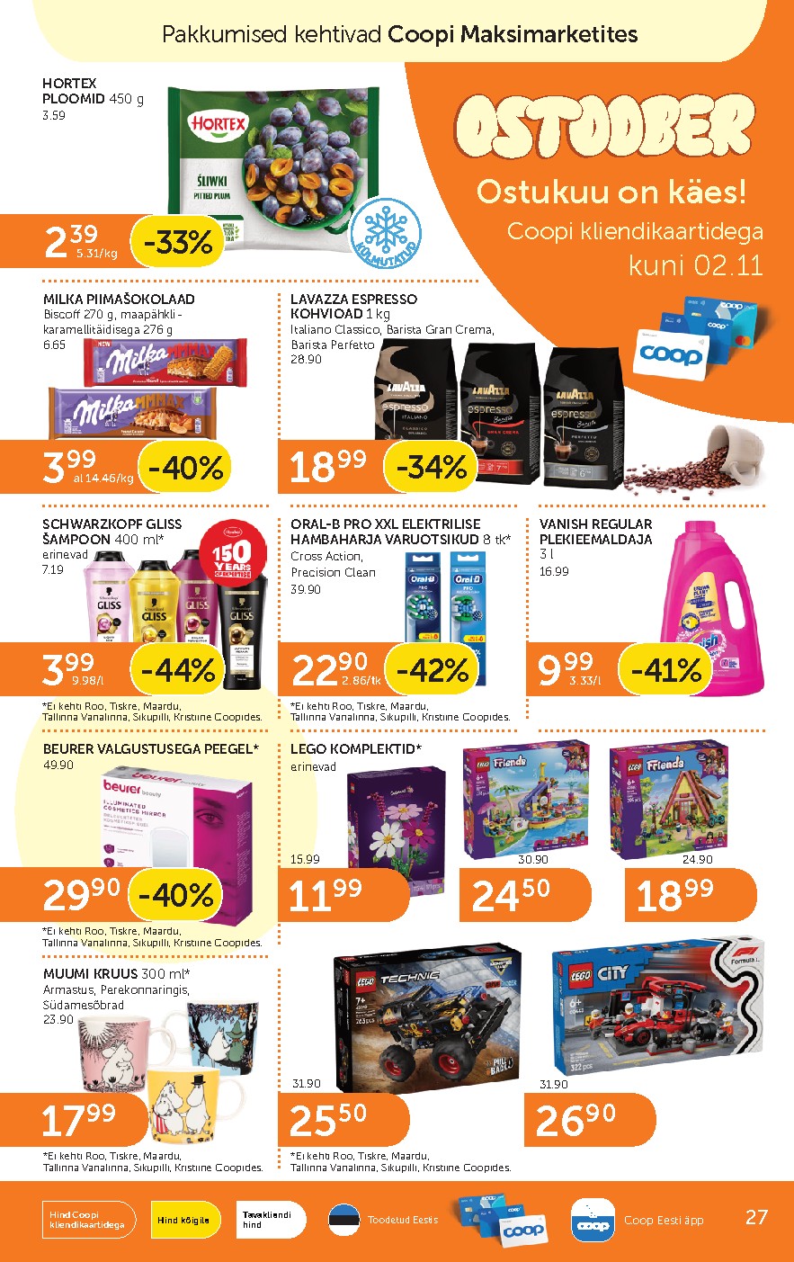 coop - Coop Eesti kliendileht (2026-10-27 - 2026-11-02) - page: 27