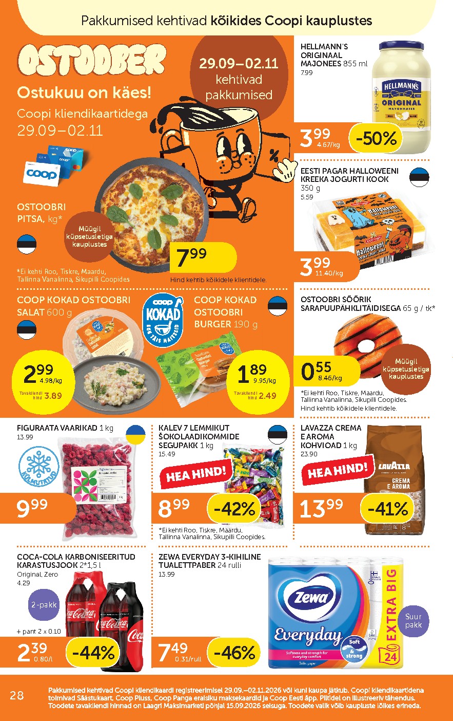 coop - Coop Eesti kliendileht (2026-10-27 - 2026-11-02) - page: 28