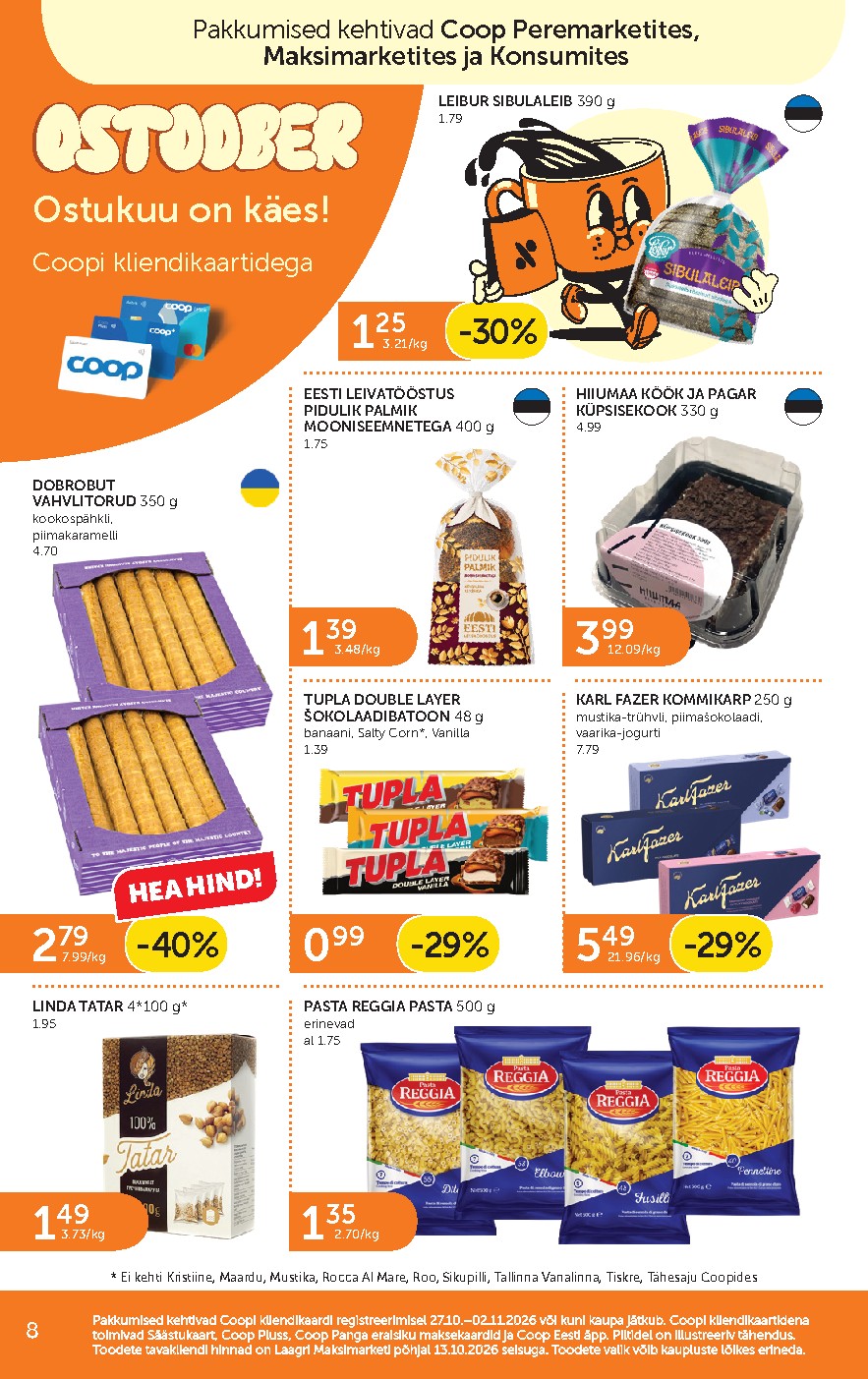 coop - Coop Eesti kliendileht (2026-10-27 - 2026-11-02) - page: 8