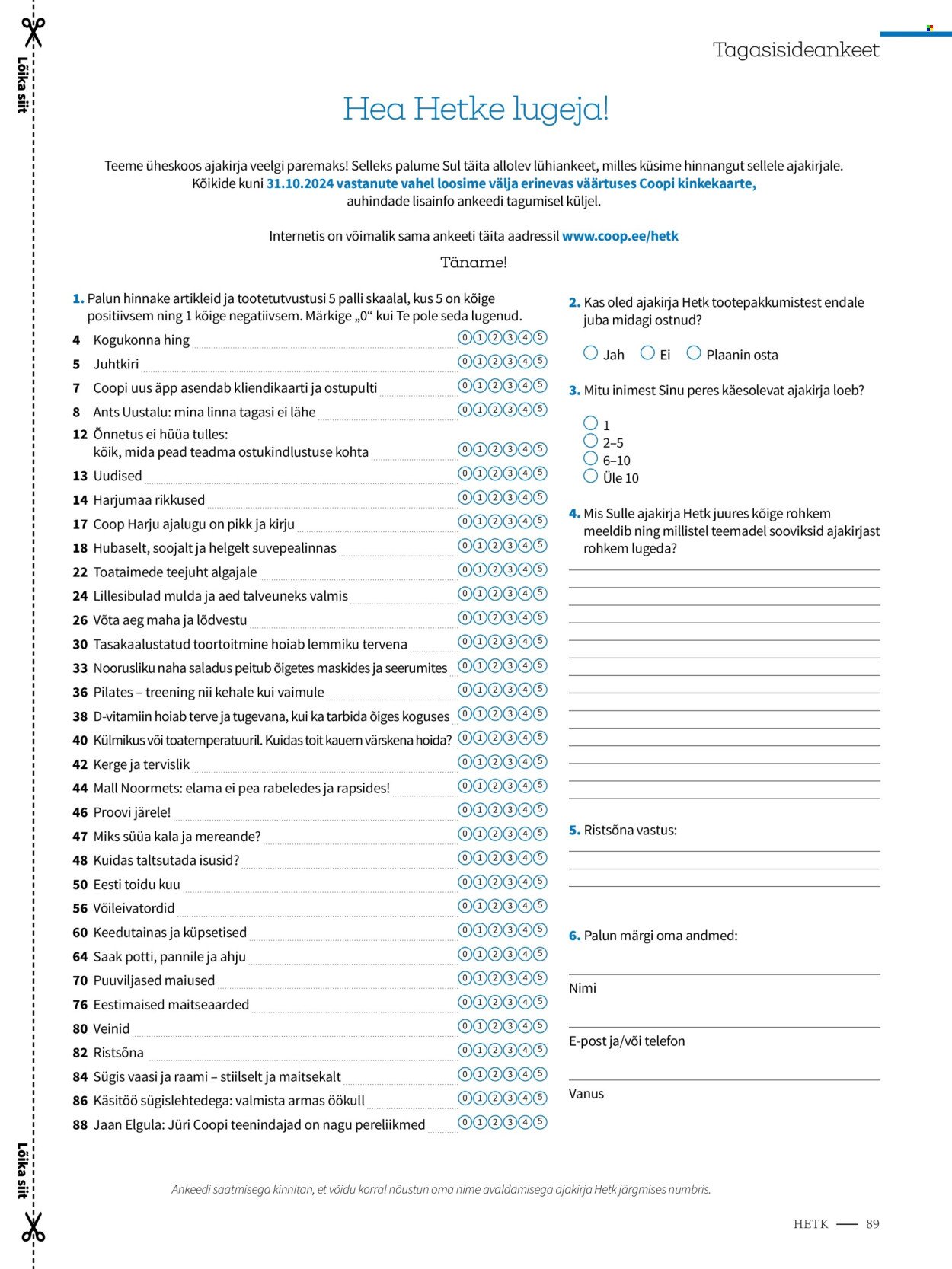 coop - Coop kliendileht (4.09 - 30.11.2024) - page: 83