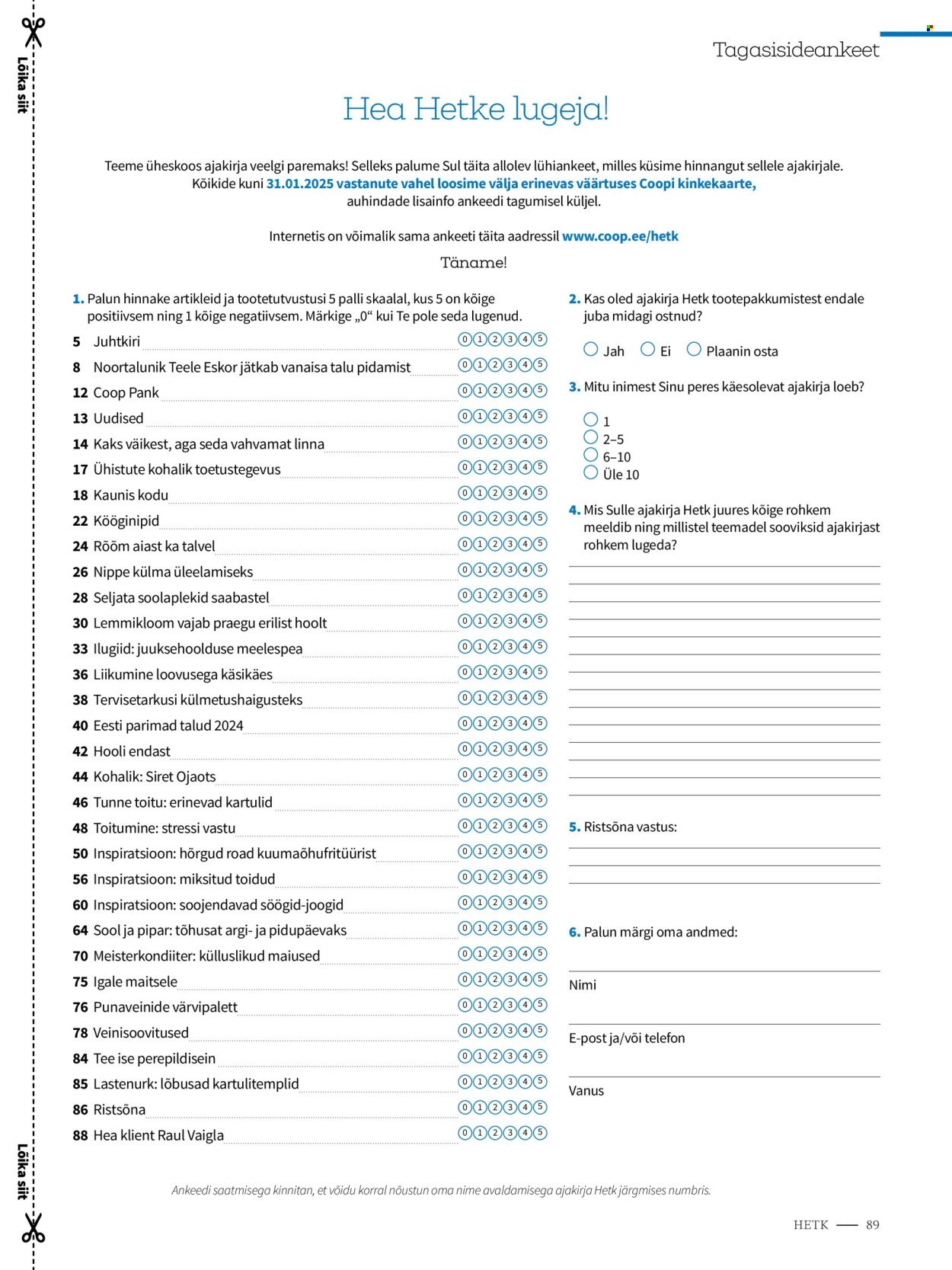 coop - Coop kliendileht (4.12.2024 - 28.02.2025) - page: 81