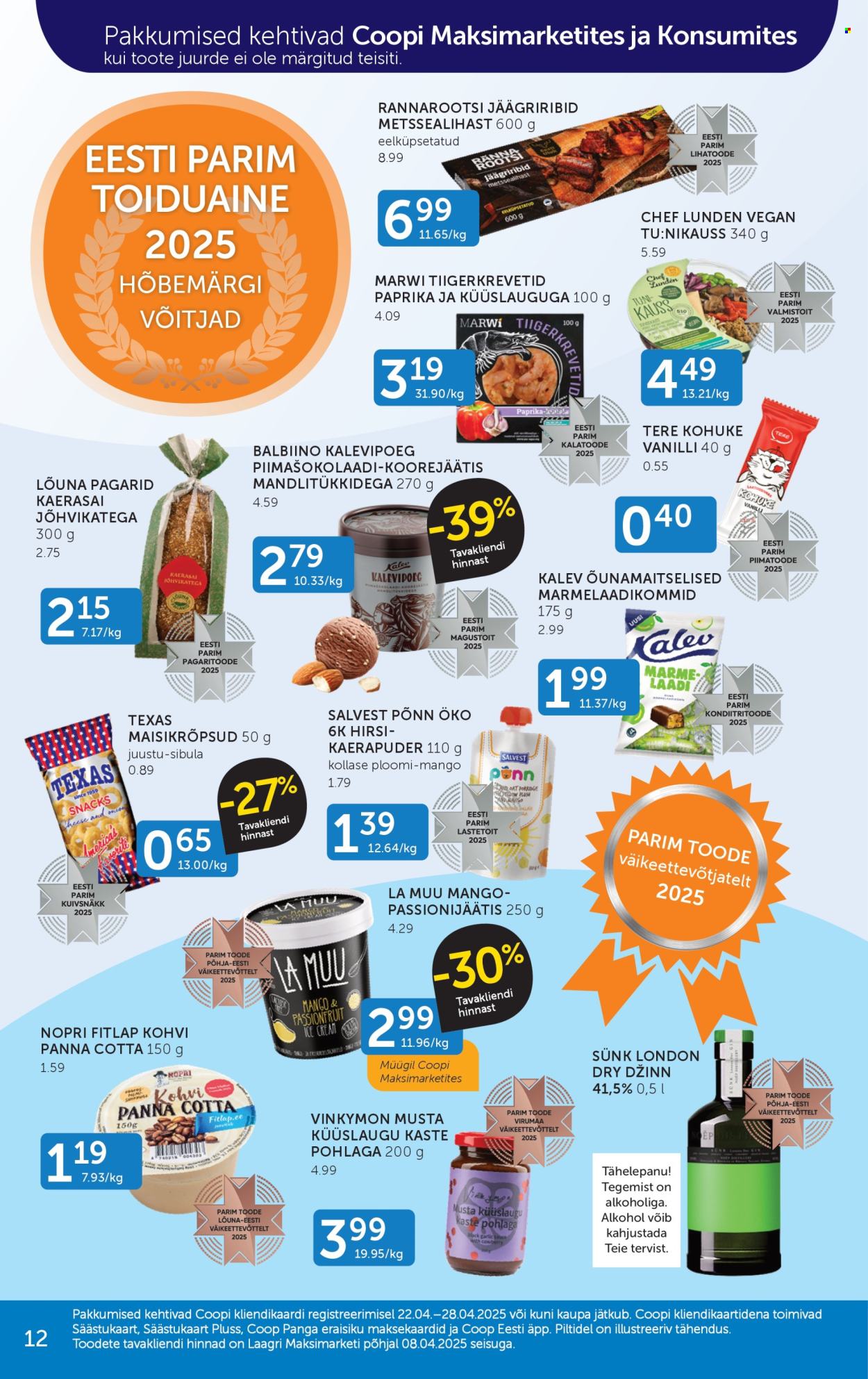 coop - Coop kliendileht (22.04 - 28.04.2025) - page: 12