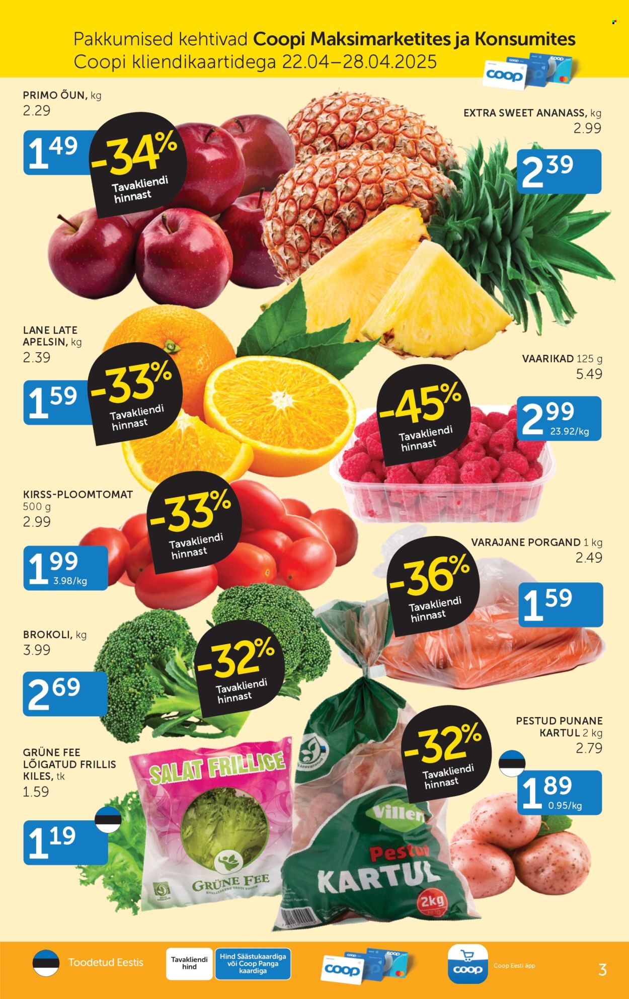 coop - Coop kliendileht (22.04 - 28.04.2025) - page: 3