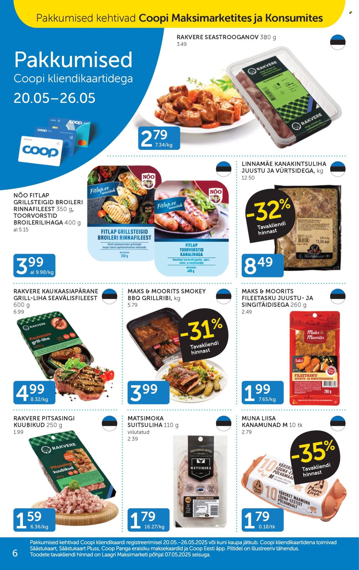 coop - Coop kliendileht (20.05 - 26.05.2025) - page: 6