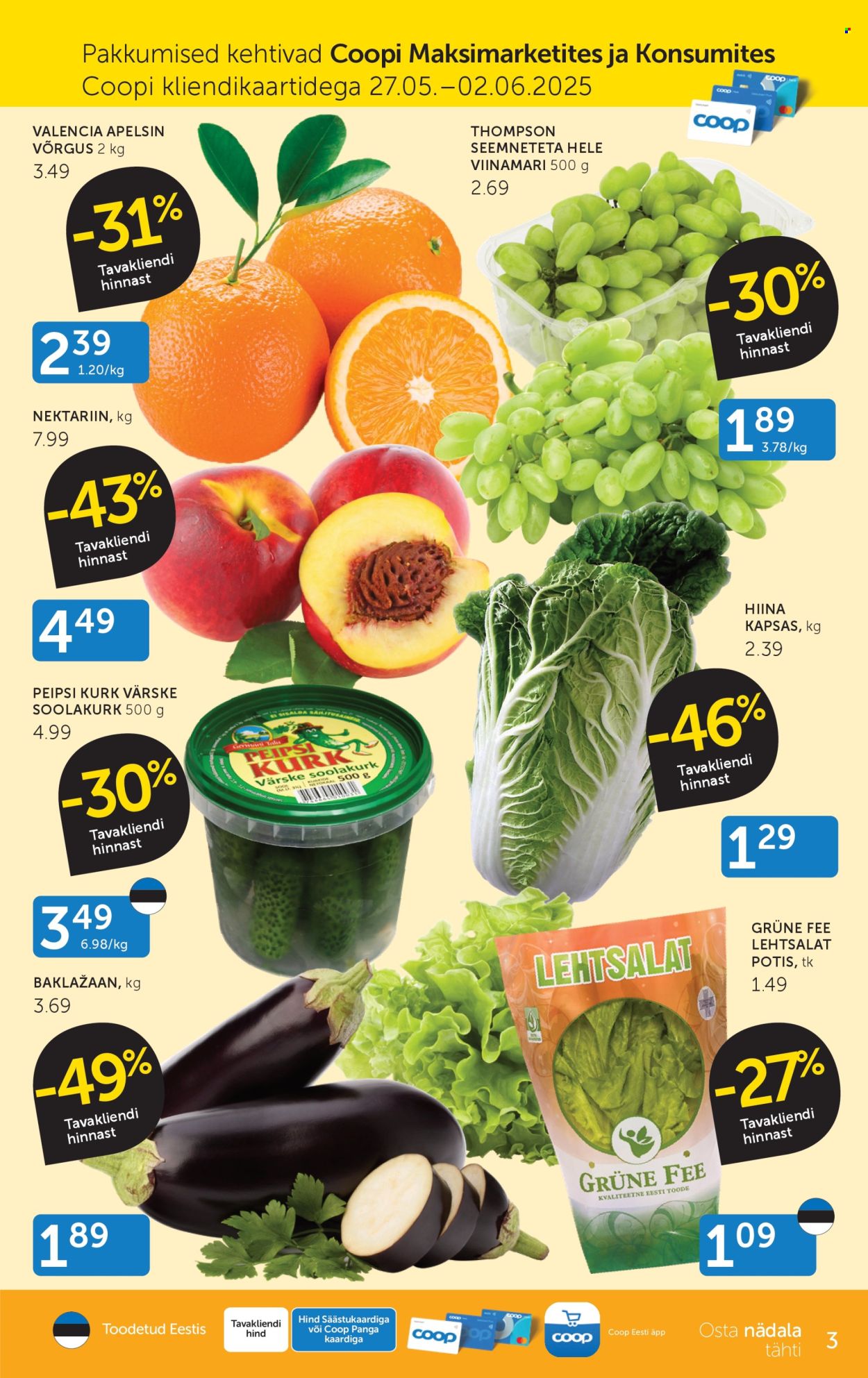 coop - Coop kliendileht (27.05 - 2.06.2025) - page: 3