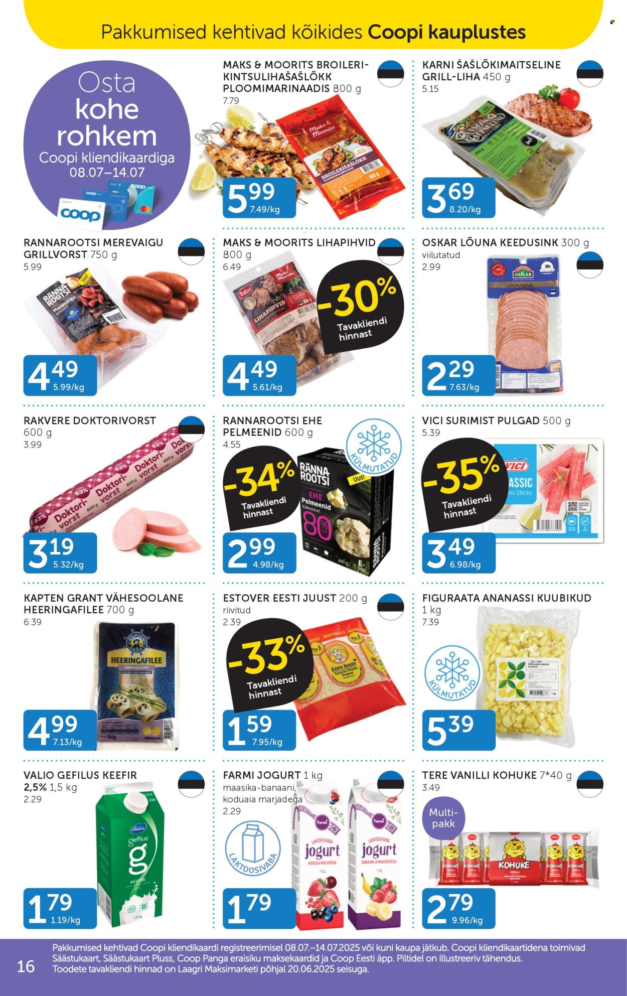 coop - Coop kliendileht (8.07 - 14.07.2025) - page: 16