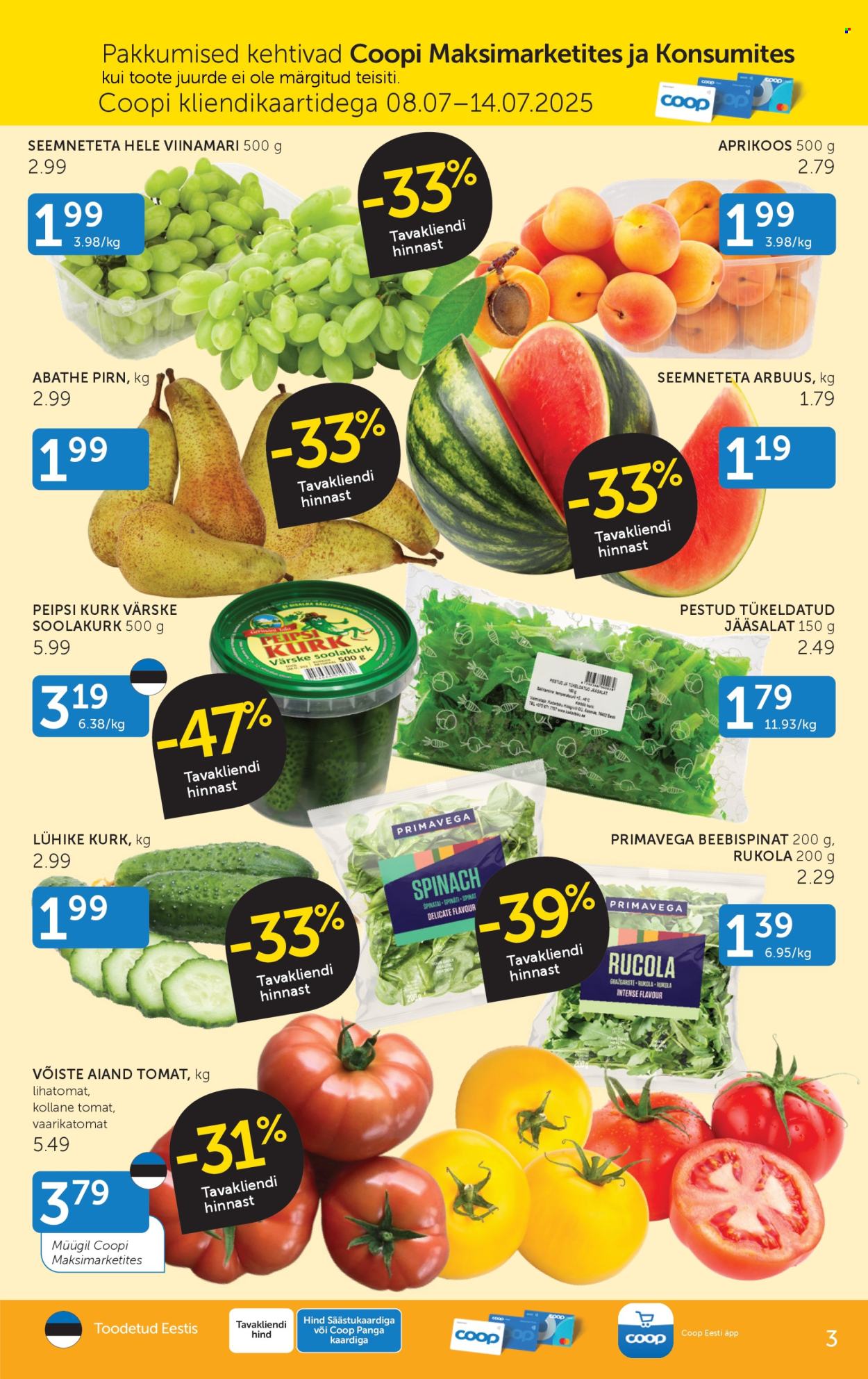 coop - Coop kliendileht (8.07 - 14.07.2025) - page: 3
