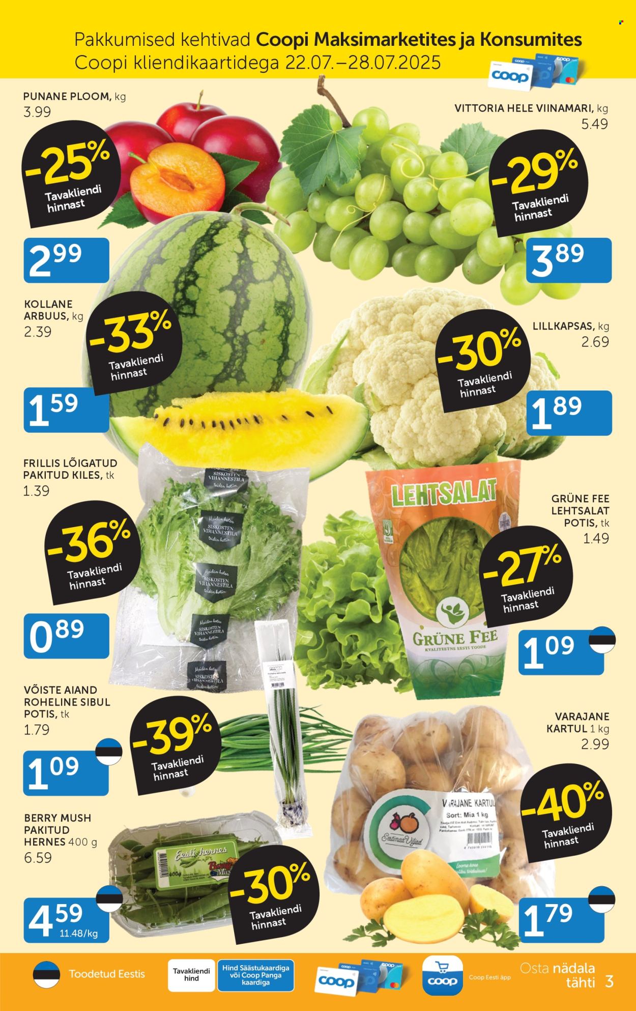 coop - Coop kliendileht (22.07 - 28.07.2025) - page: 3