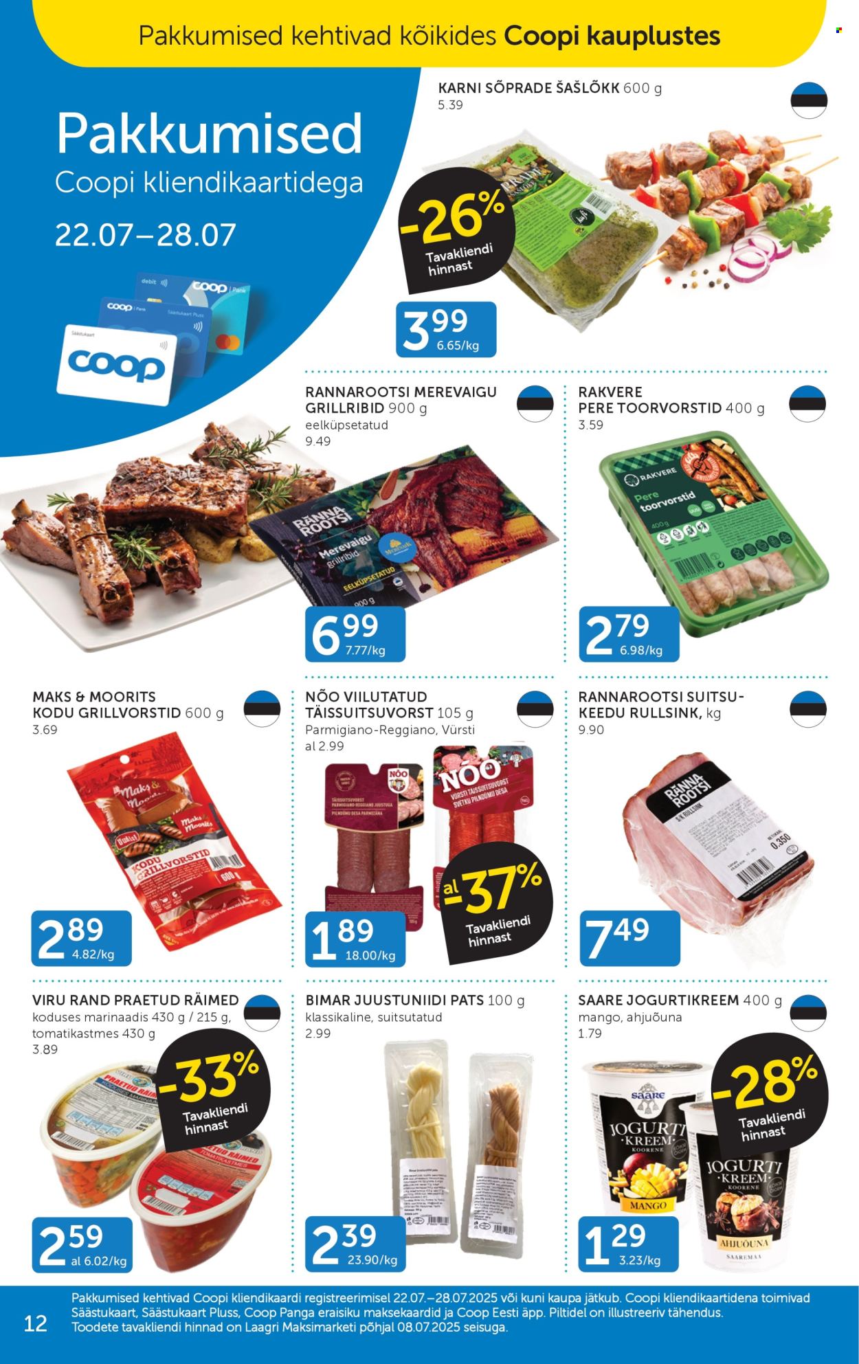 coop - Coop kliendileht (22.07 - 28.07.2025) - page: 12
