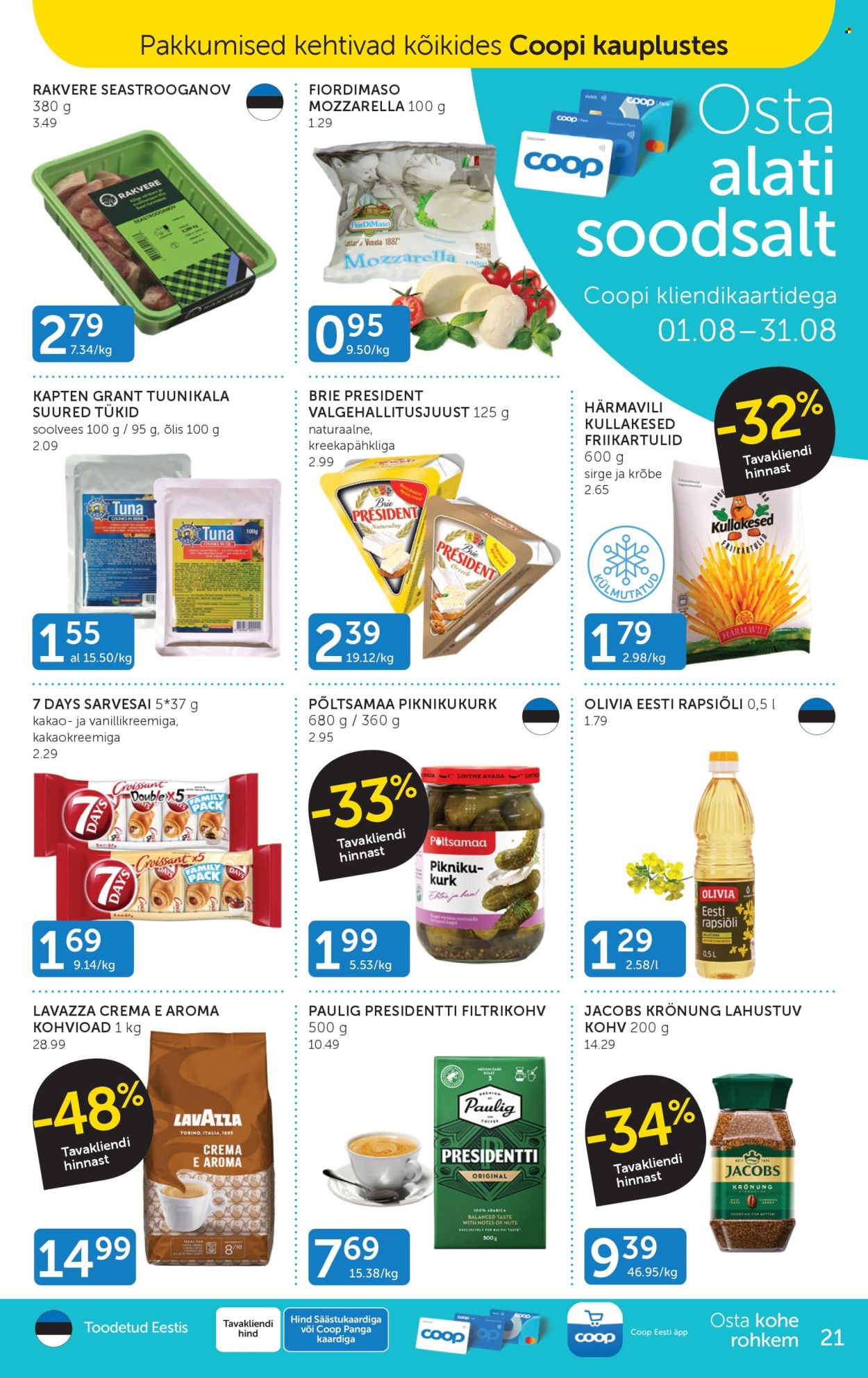 coop - Coop kliendileht (12.08 - 18.08.2025) - page: 21