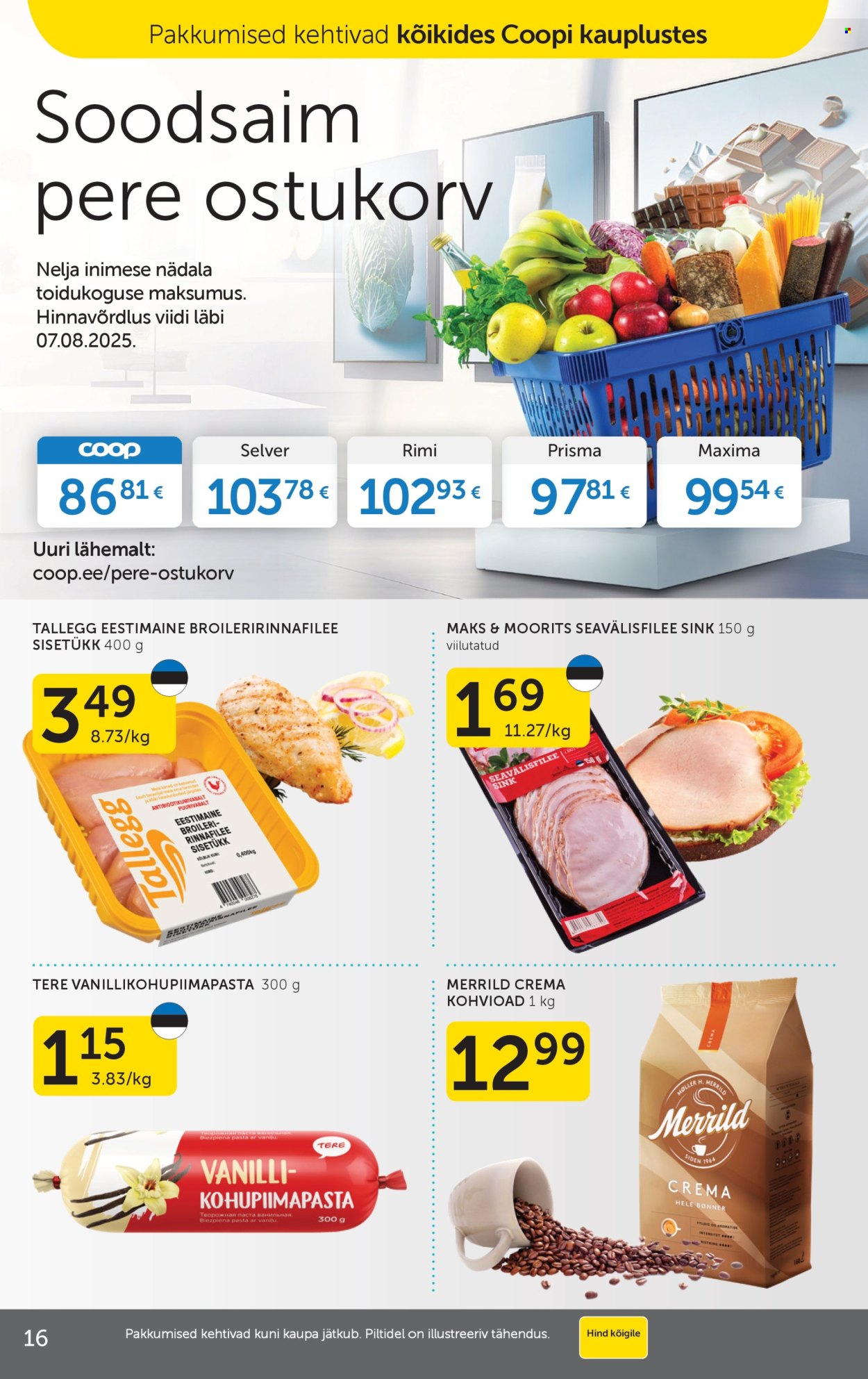 coop - Coop kliendileht (18.08 - 25.08.2025) - page: 16