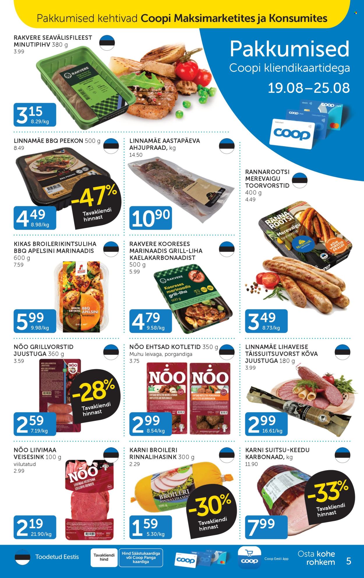 coop - Coop kliendileht (18.08 - 25.08.2025) - page: 5