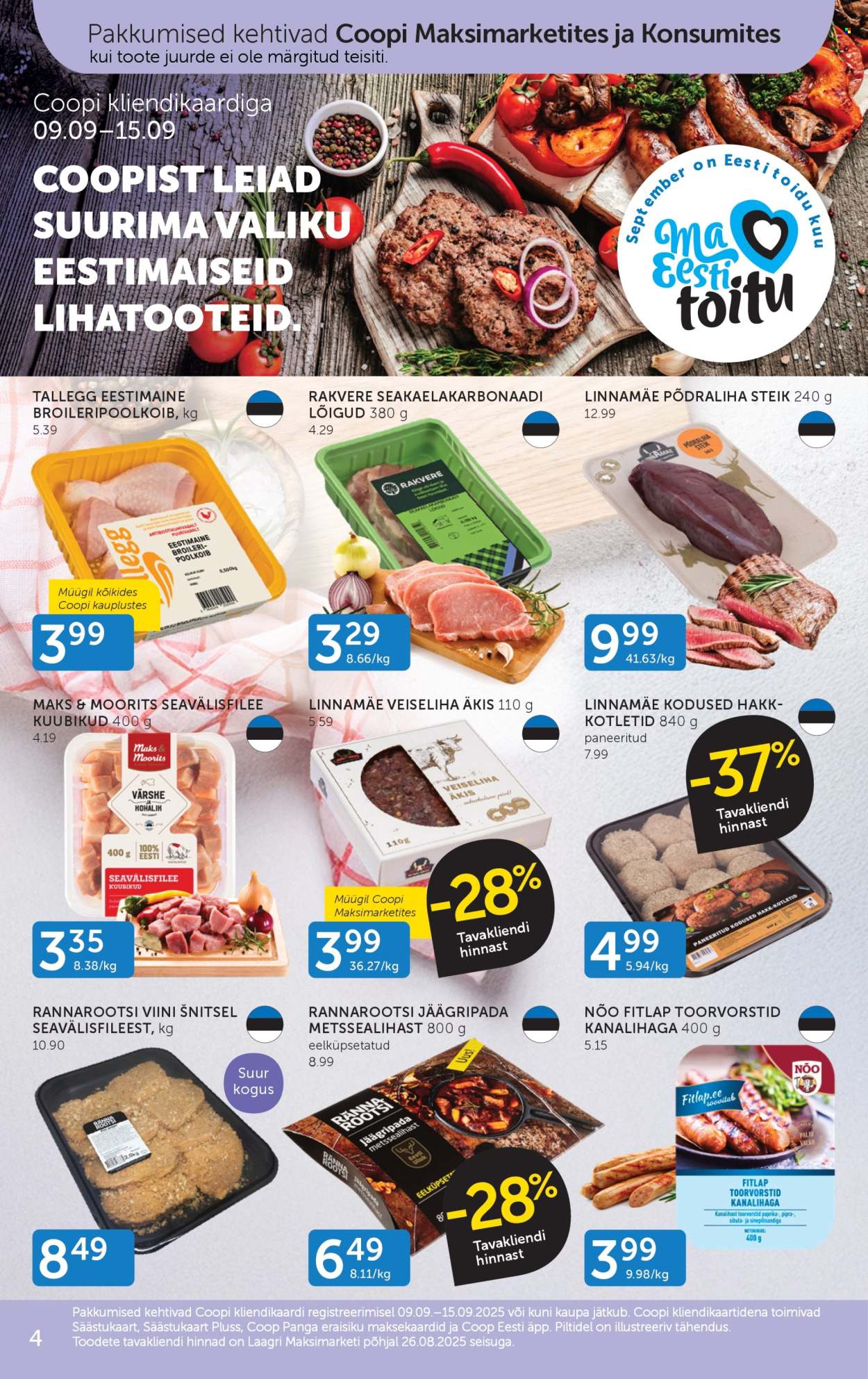 coop - Coop kliendileht (9.09 - 15.09.2025) - page: 4