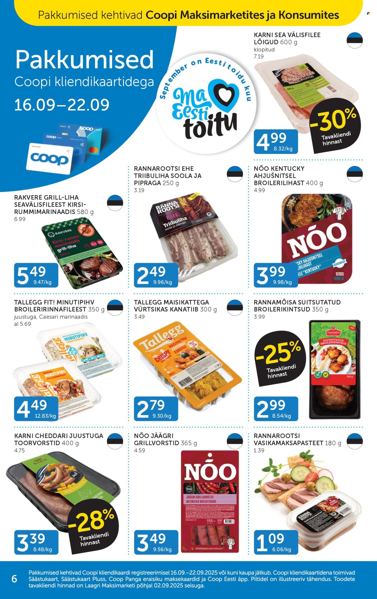 coop - Coop kliendileht (16.09 - 22.09.2025) - page: 6