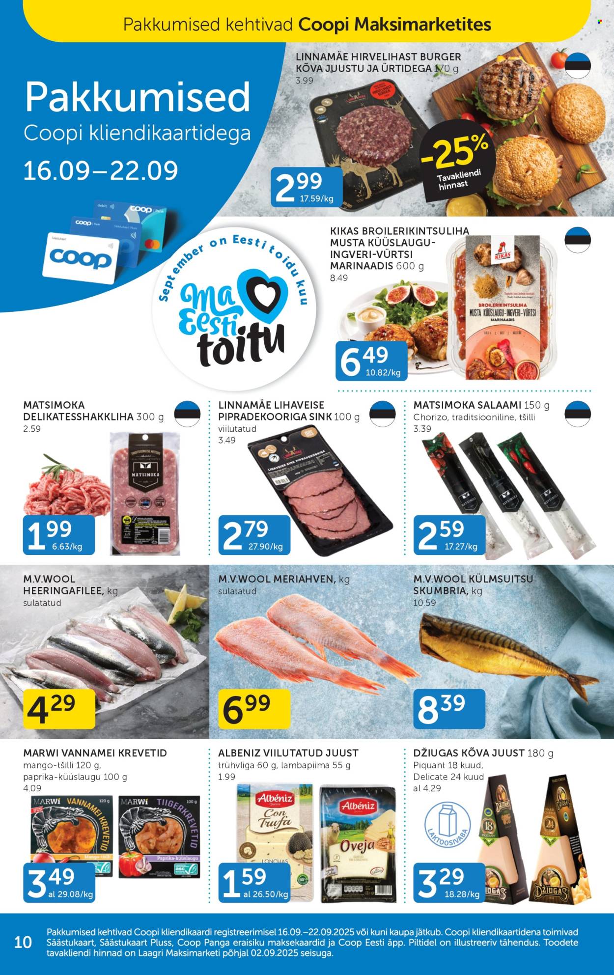 coop - Coop kliendileht (16.09 - 22.09.2025) - page: 10
