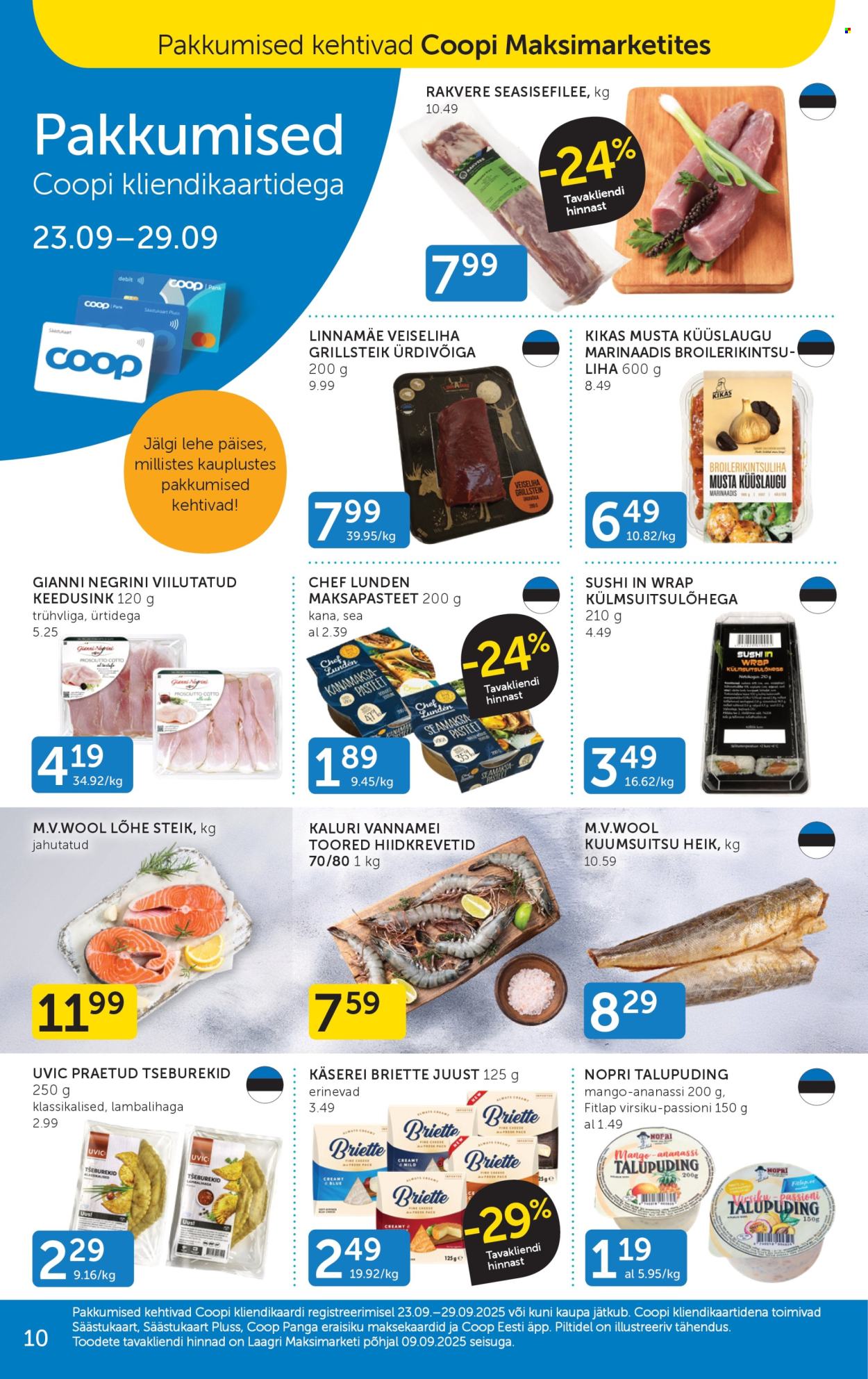 coop - Coop kliendileht (23.09 - 29.09.2025) - page: 10