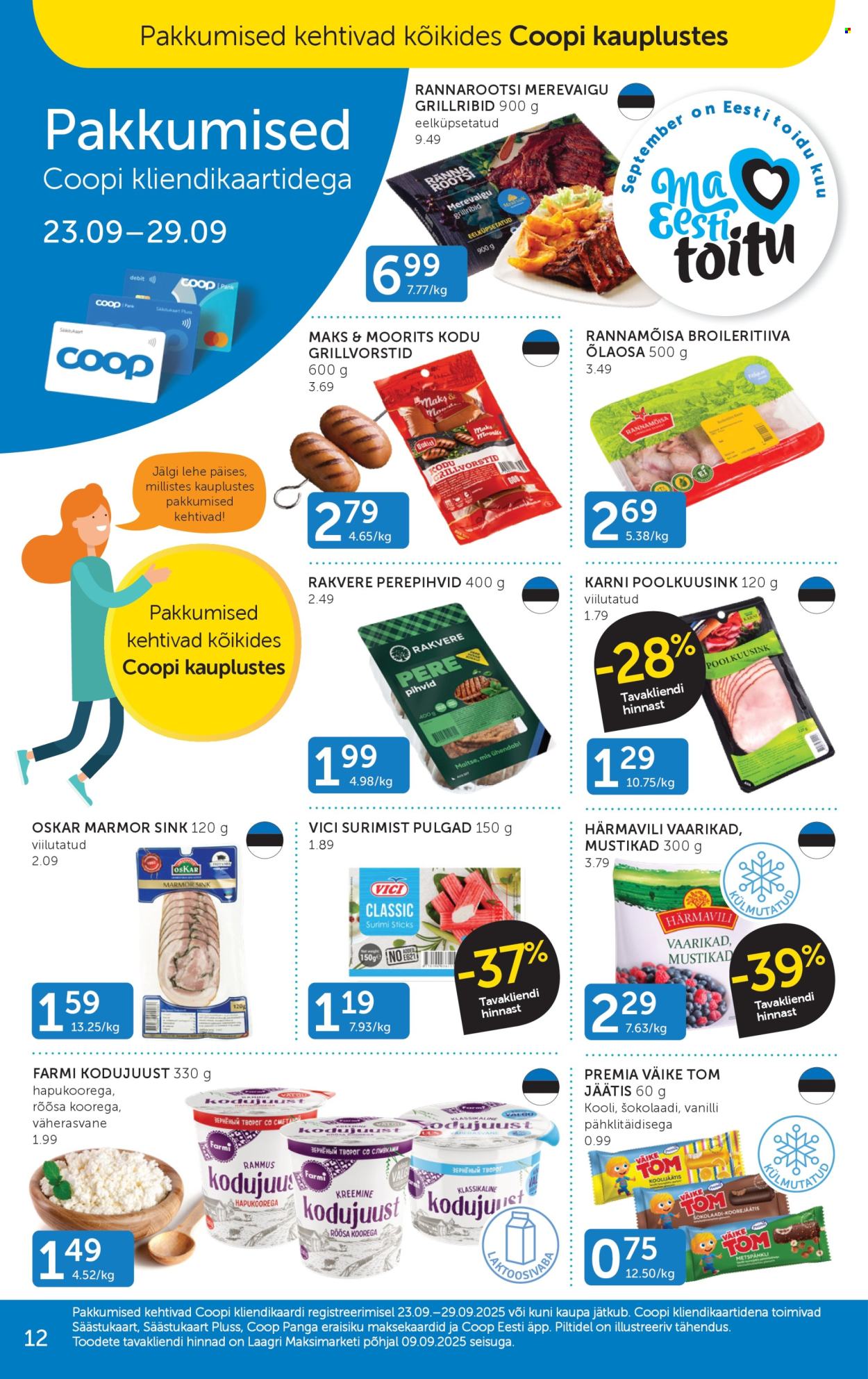 coop - Coop kliendileht (23.09 - 29.09.2025) - page: 12