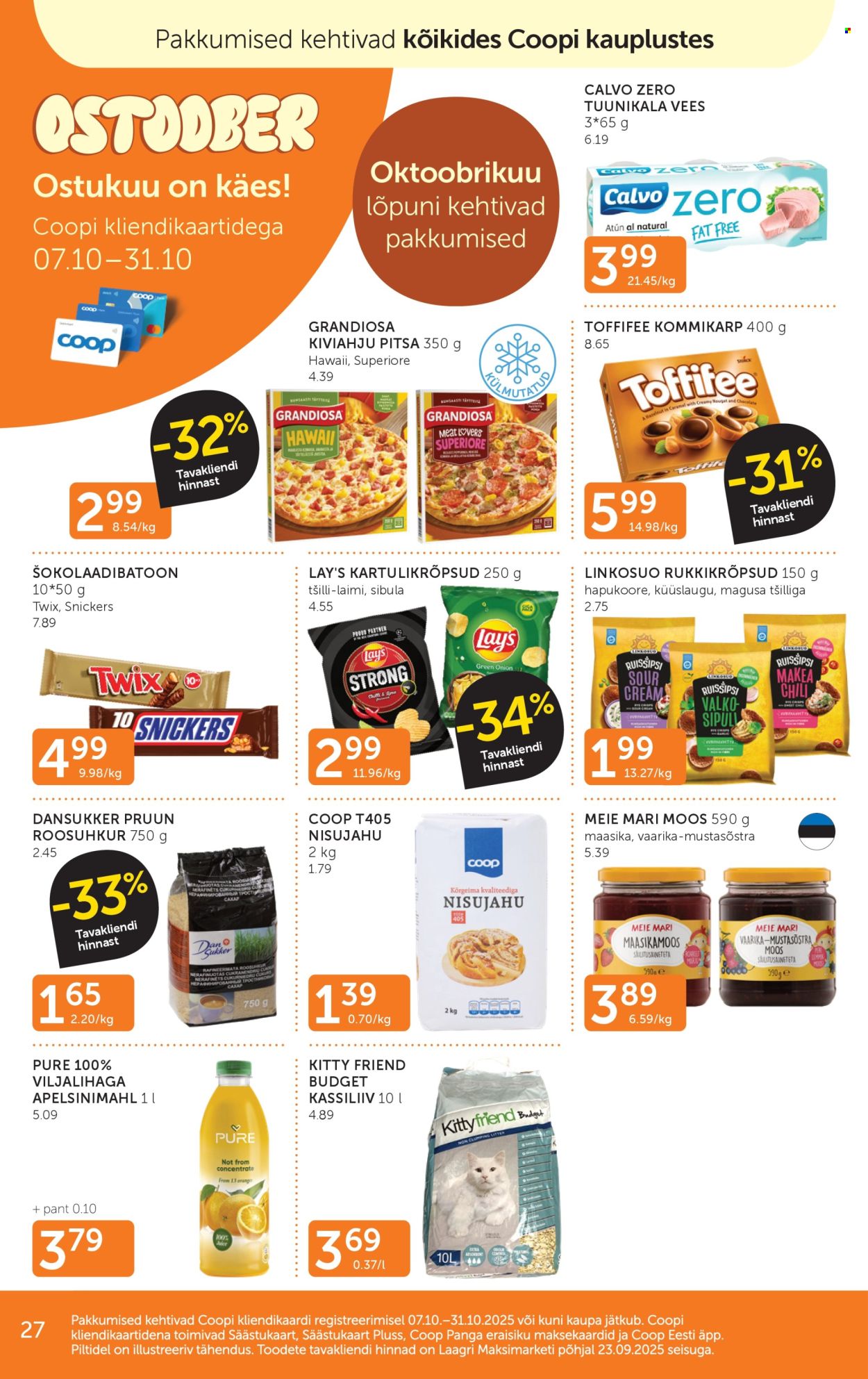 coop - Coop kliendileht (21.10 - 27.10.2025) - page: 27 coop - Coop kliendileht (21.10 - 27.10.2025) - page: 27