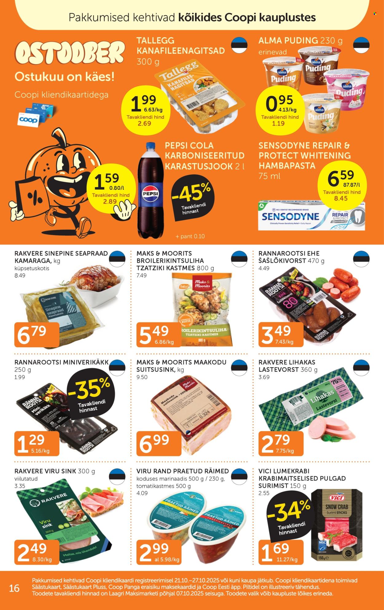 coop - Coop kliendileht (21.10 - 27.10.2025) - page: 16 coop - Coop kliendileht (21.10 - 27.10.2025) - page: 16