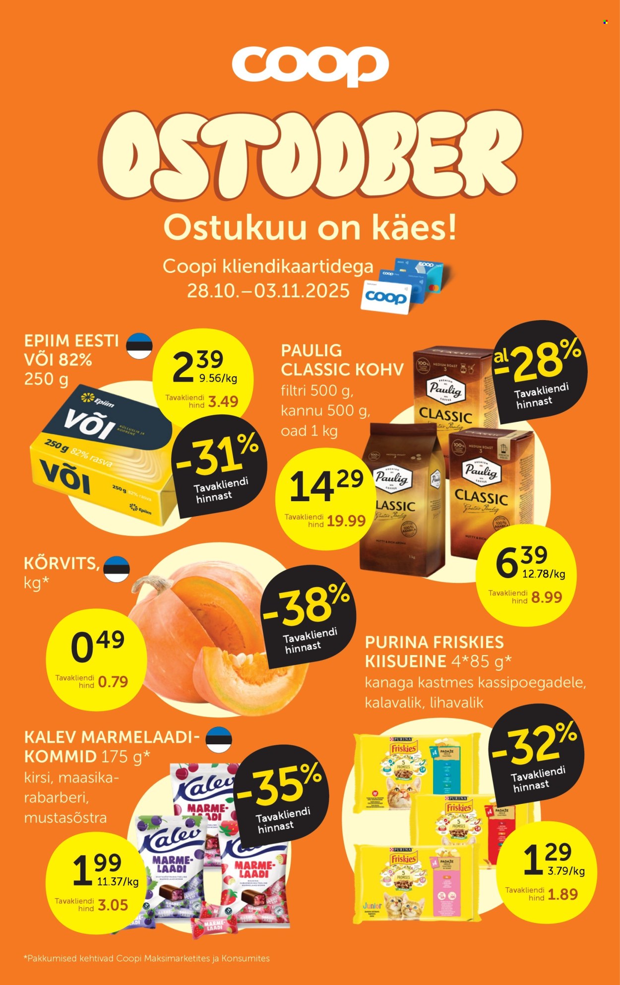 coop - Coop kliendileht (28.10 - 3.11.2025) - page: 1 coop - Coop kliendileht (28.10 - 3.11.2025) - page: 1