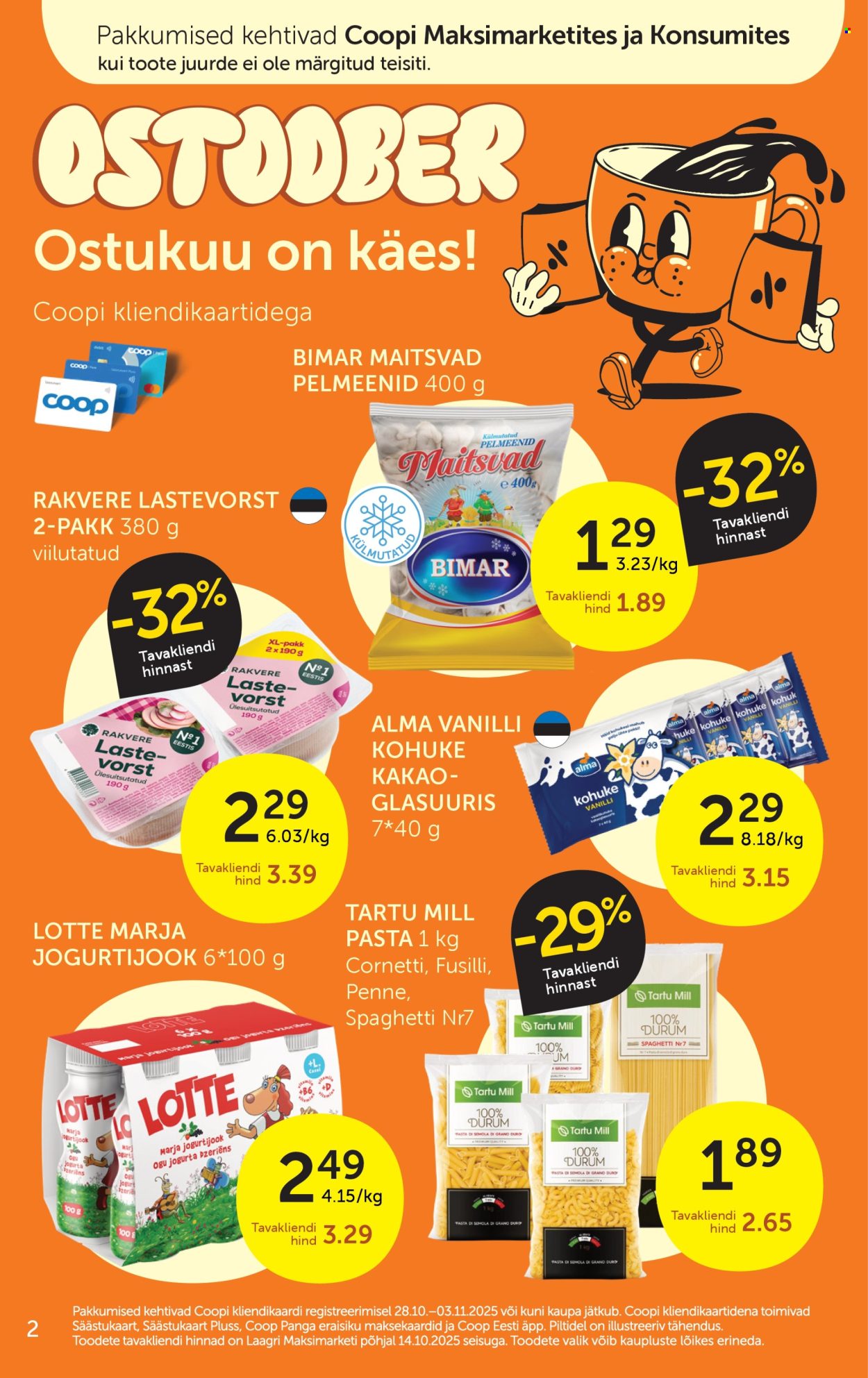 coop - Coop kliendileht (28.10 - 3.11.2025) - page: 2 coop - Coop kliendileht (28.10 - 3.11.2025) - page: 2