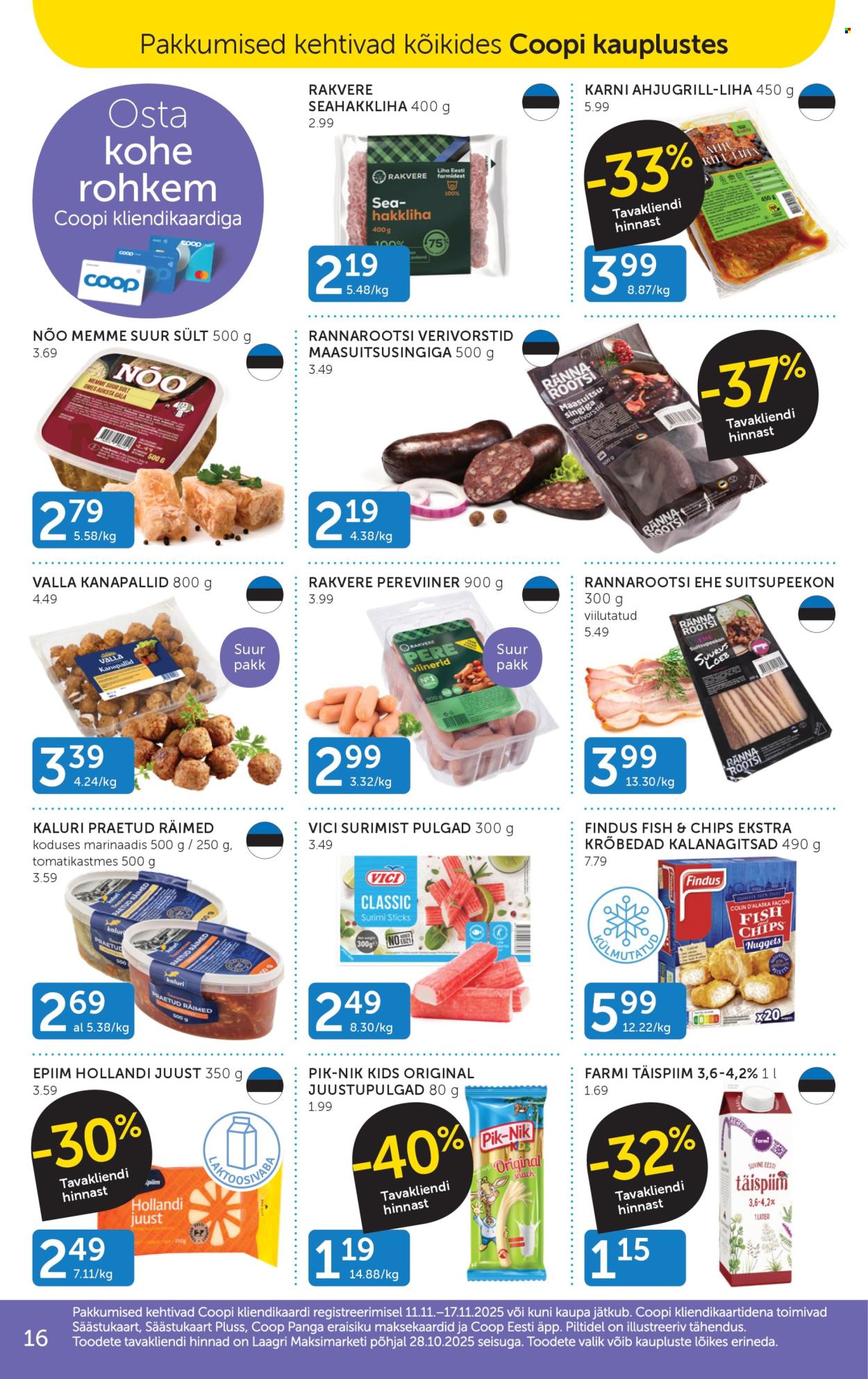 coop - Coop kliendileht (11.11 - 17.11.2025) - page: 16