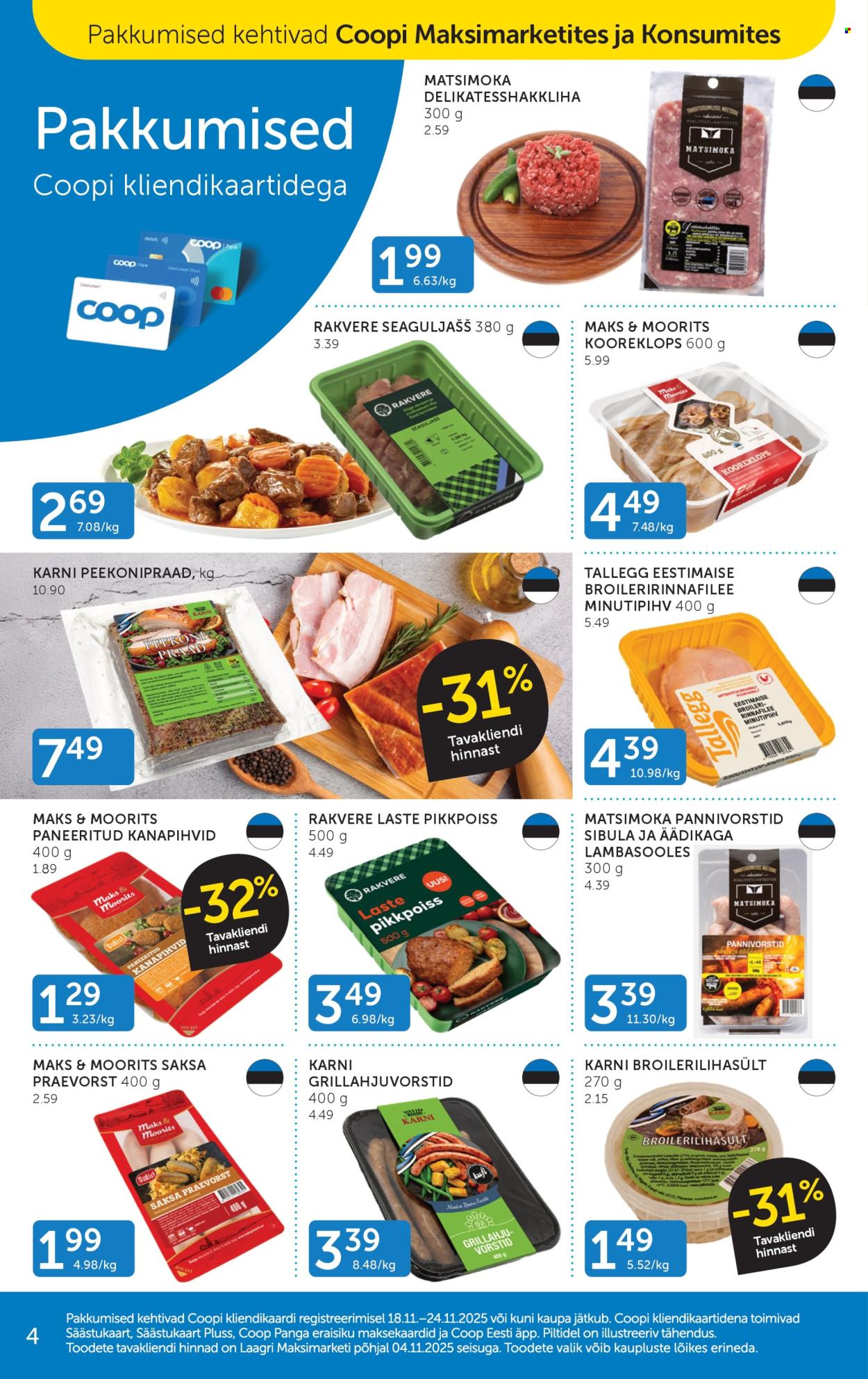 coop - Coop kliendileht (18.11 - 24.11.2025) - page: 4